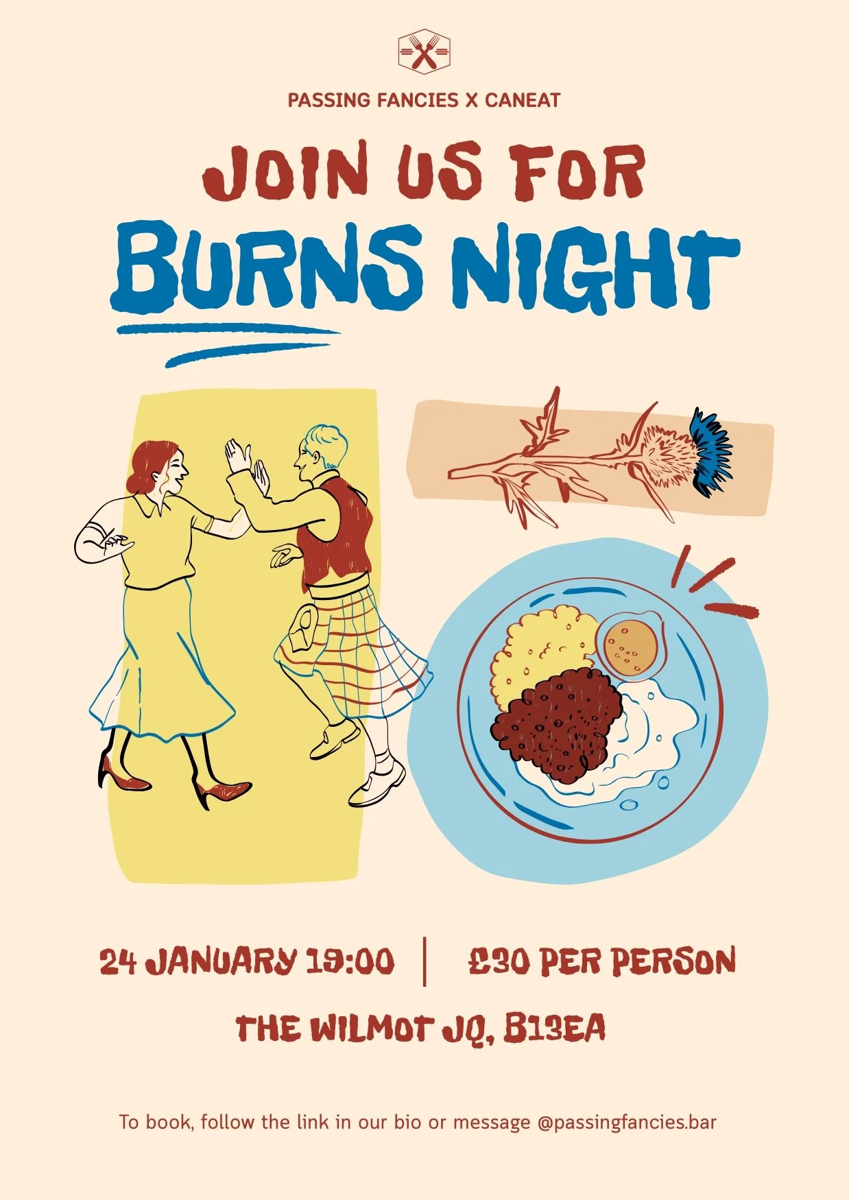 BURNS NIGHT (TASTING EXPERIENCE + DRINK + FOOD)
