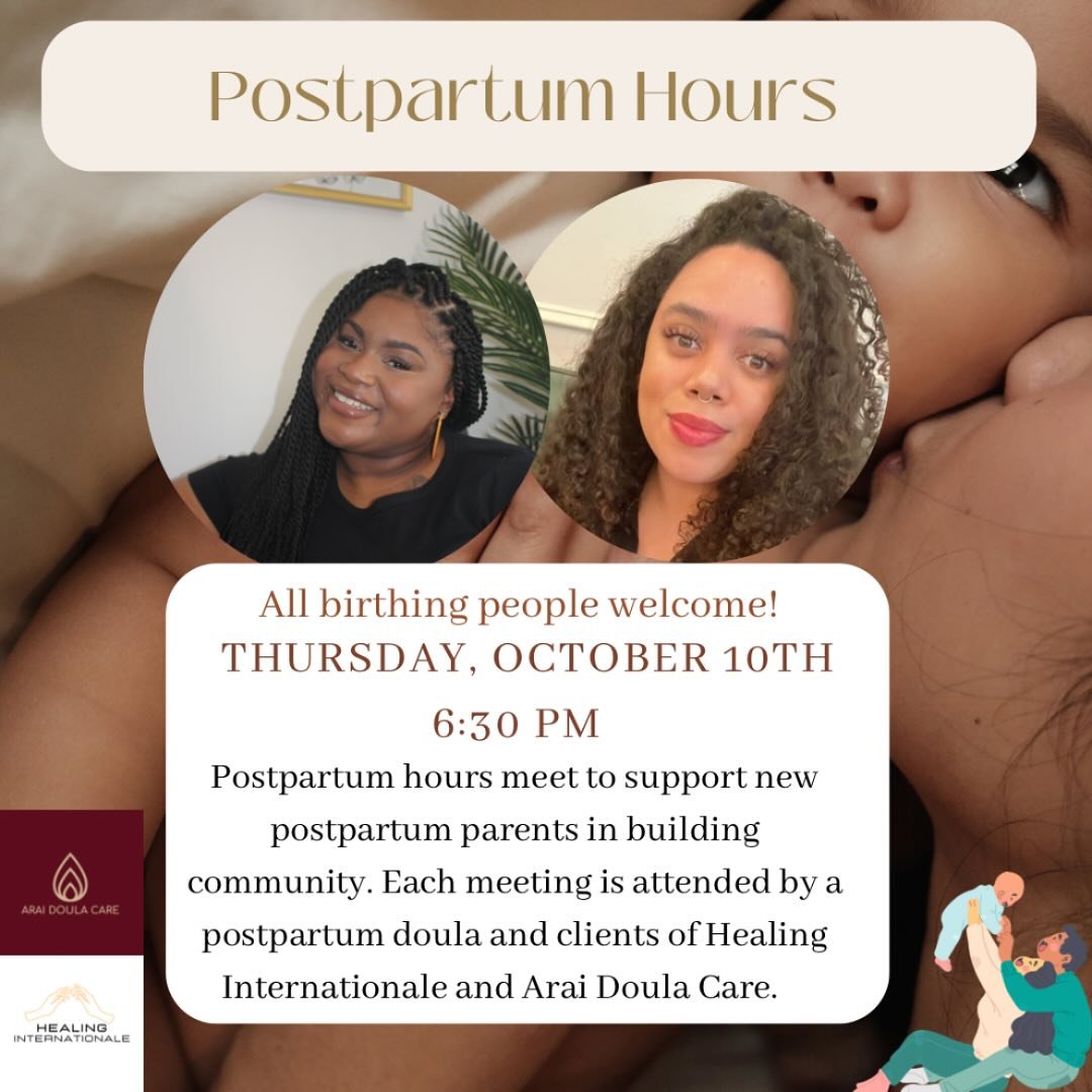 We&rsquo;re back! DM us &ldquo;Postpartum&rdquo; if you would like to join. @courtney_bxdoula and I ooking forward to seeing all our new families at new parent support tomorrow at 6:30💕Link available to all postpartum families.