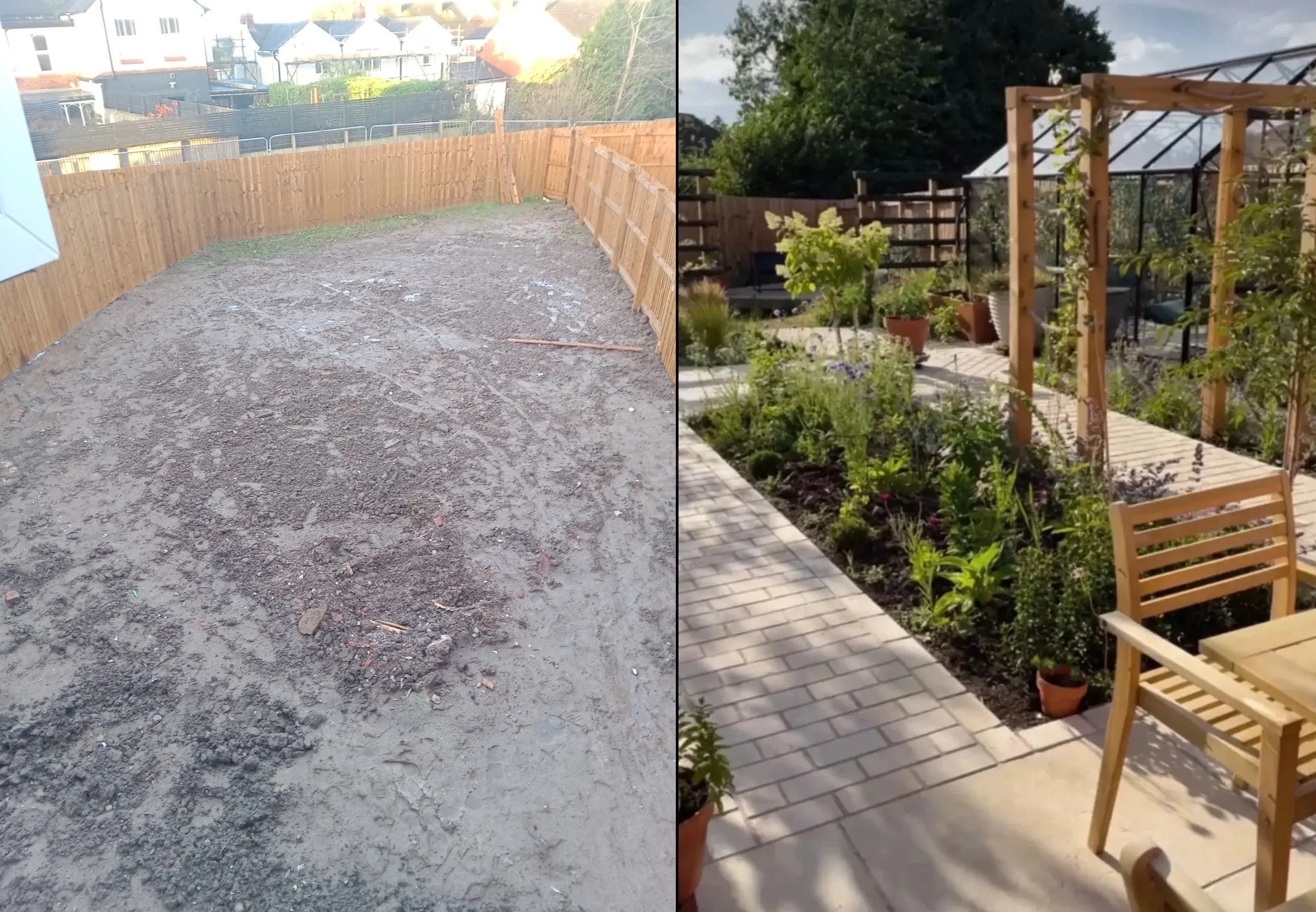 New build garden landscaping. Design and build. Shavington, Nantwich..jpeg
