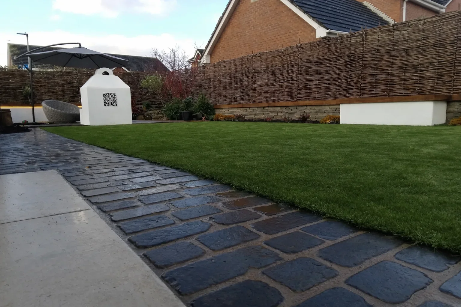 Full garden design and build by Goodwin Gardens Ltd in Leighton, Crewe
