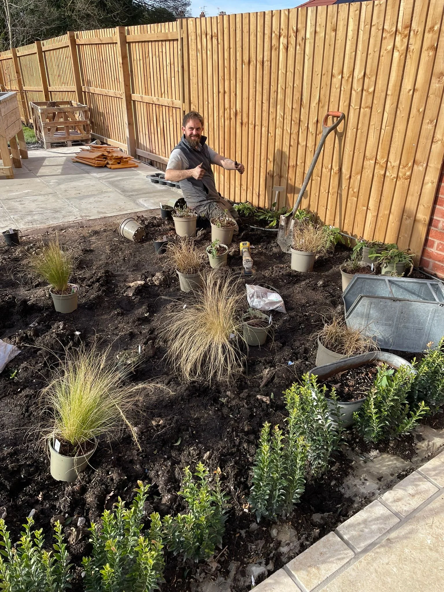 Garden planting. Horticultural services. Shavington