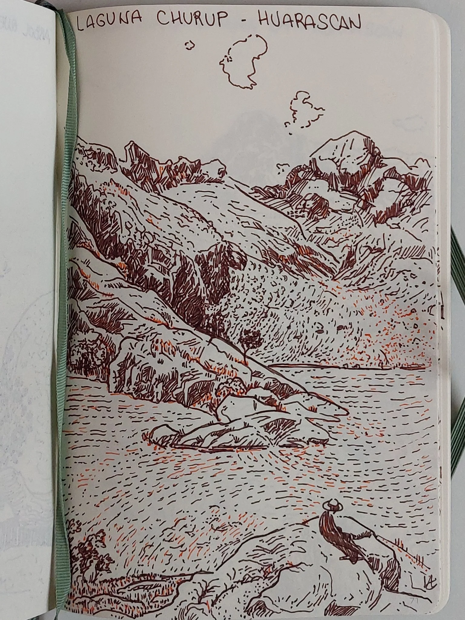 Laguna Churup - Sektch