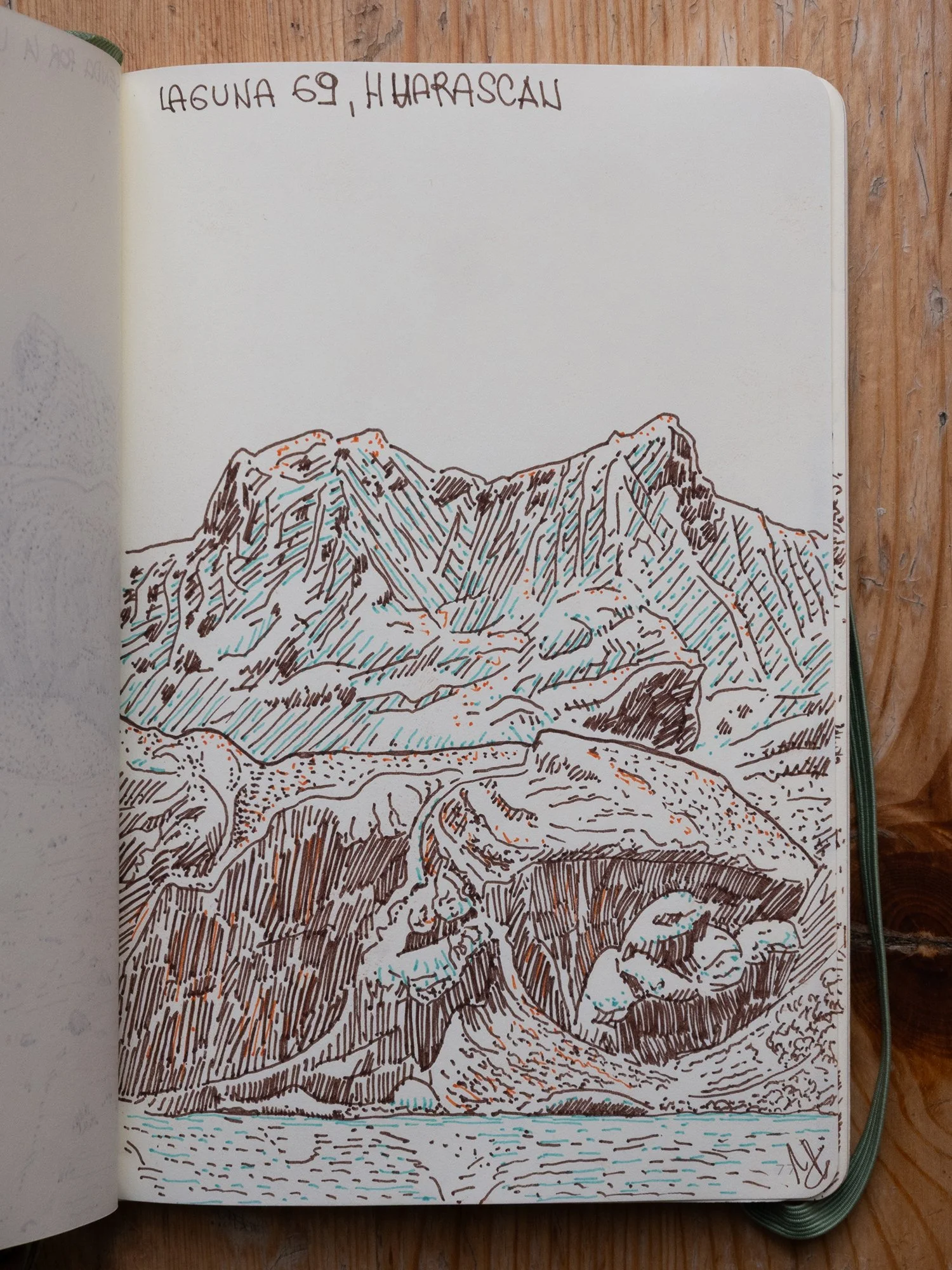 Huaraz: The glacier above Laguna 69