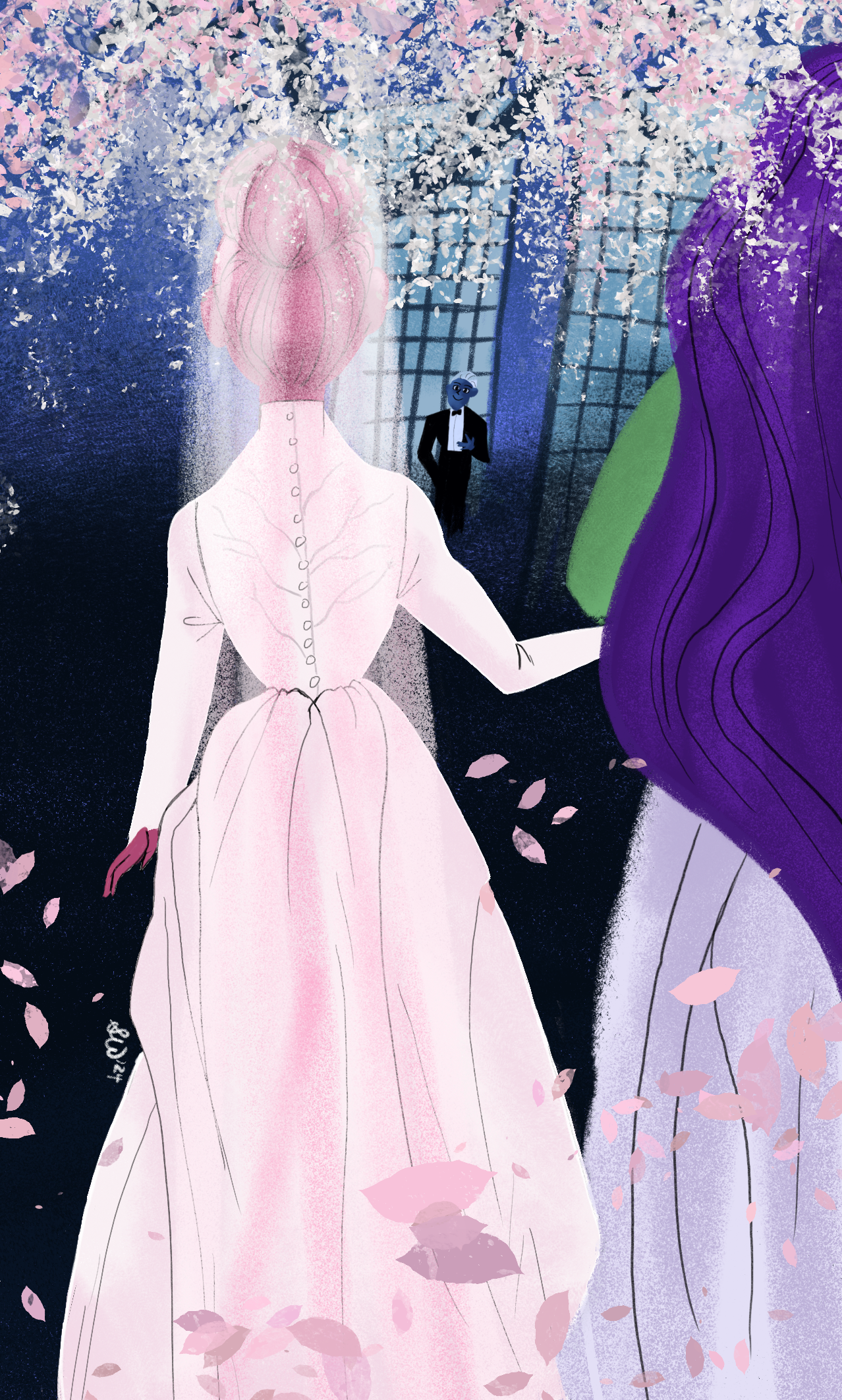 AU in which Demeter attends Persephone's wedding
