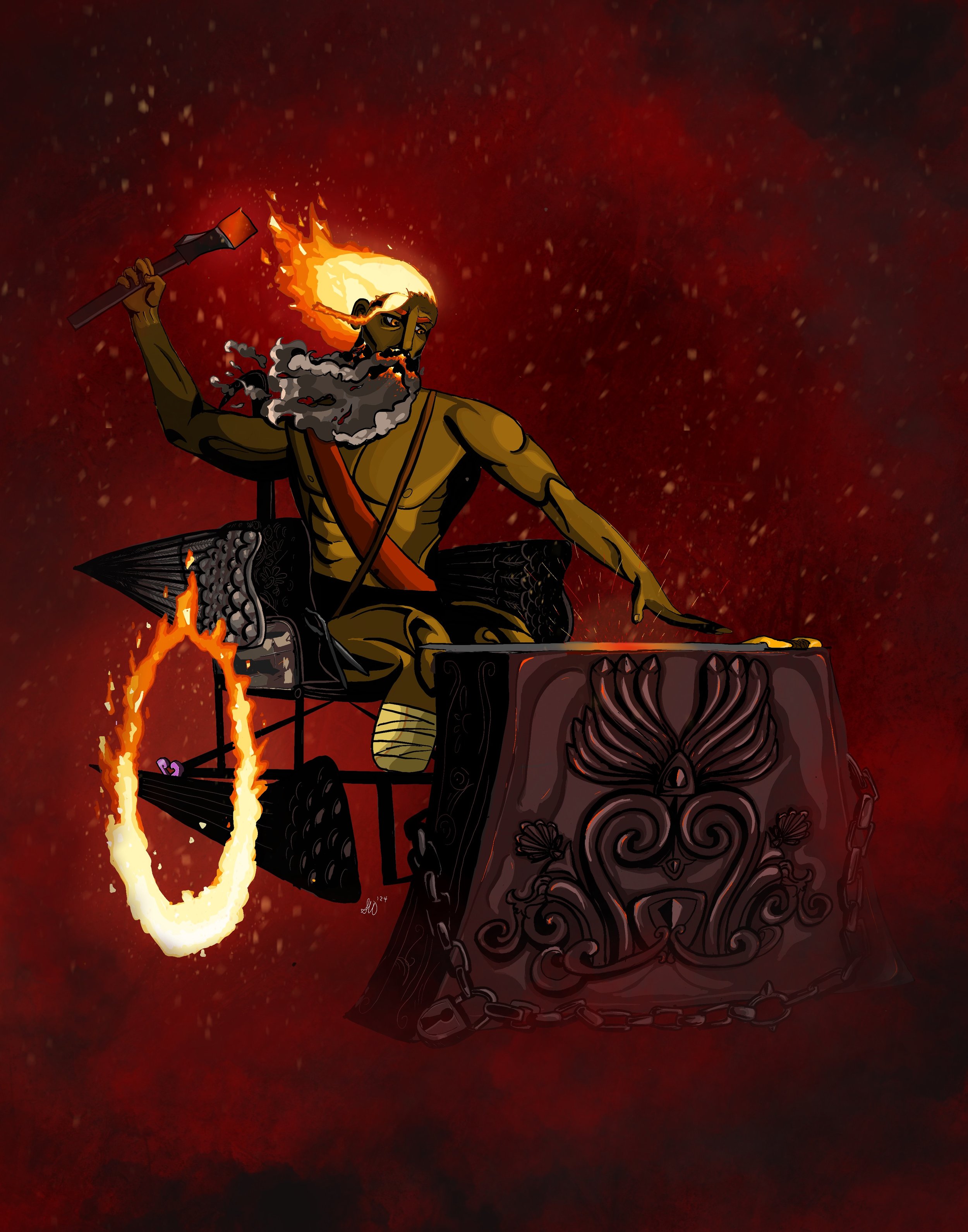Hephaestus | Original Fan Art