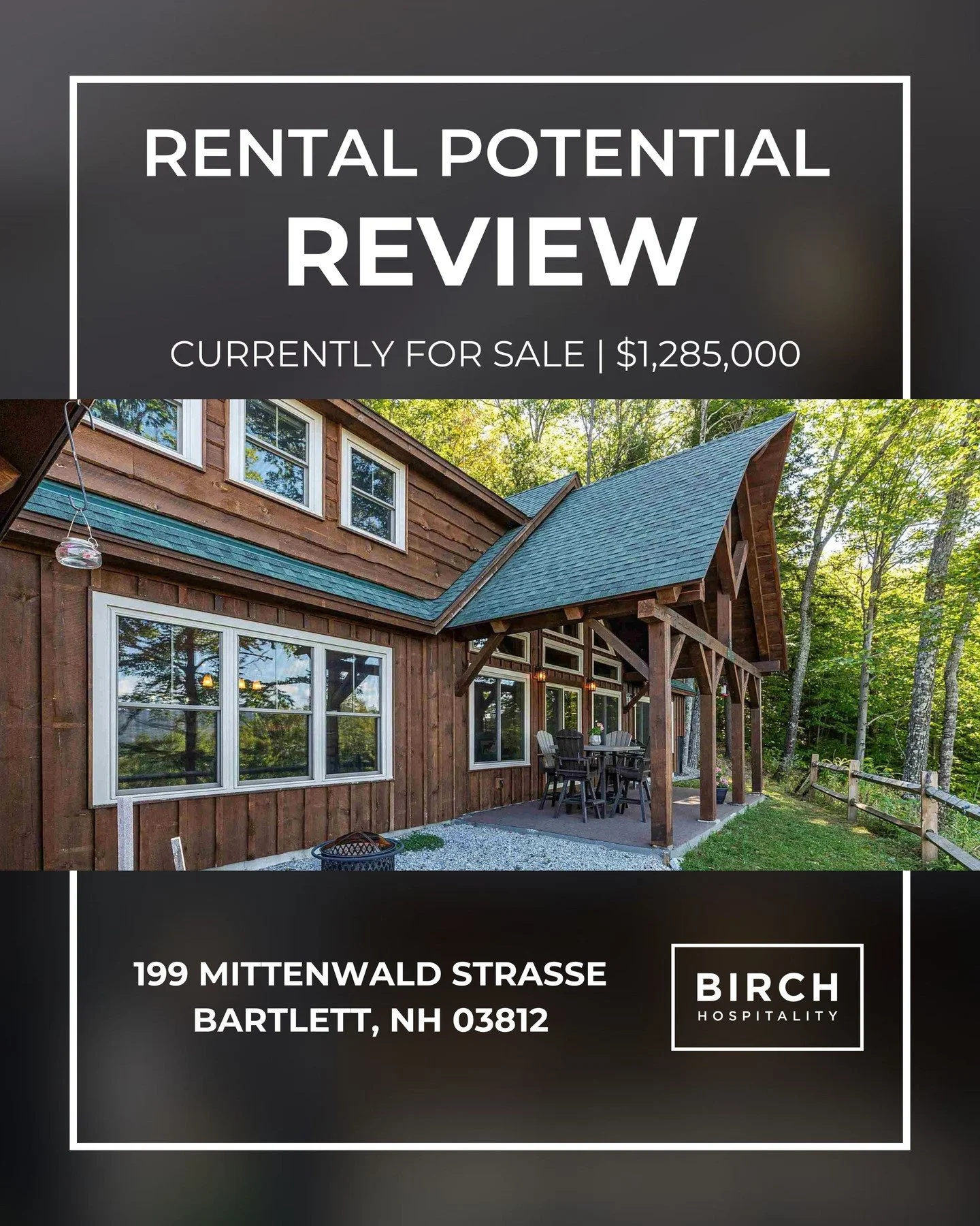 Thinking about getting into short-term rentals but not sure where to start?

Our Rental Potential Review breaks down the numbers so you can make smarter investment decisions &mdash; no guesswork, just clarity.

Here&rsquo;s a snapshot of 199 Mittenwa