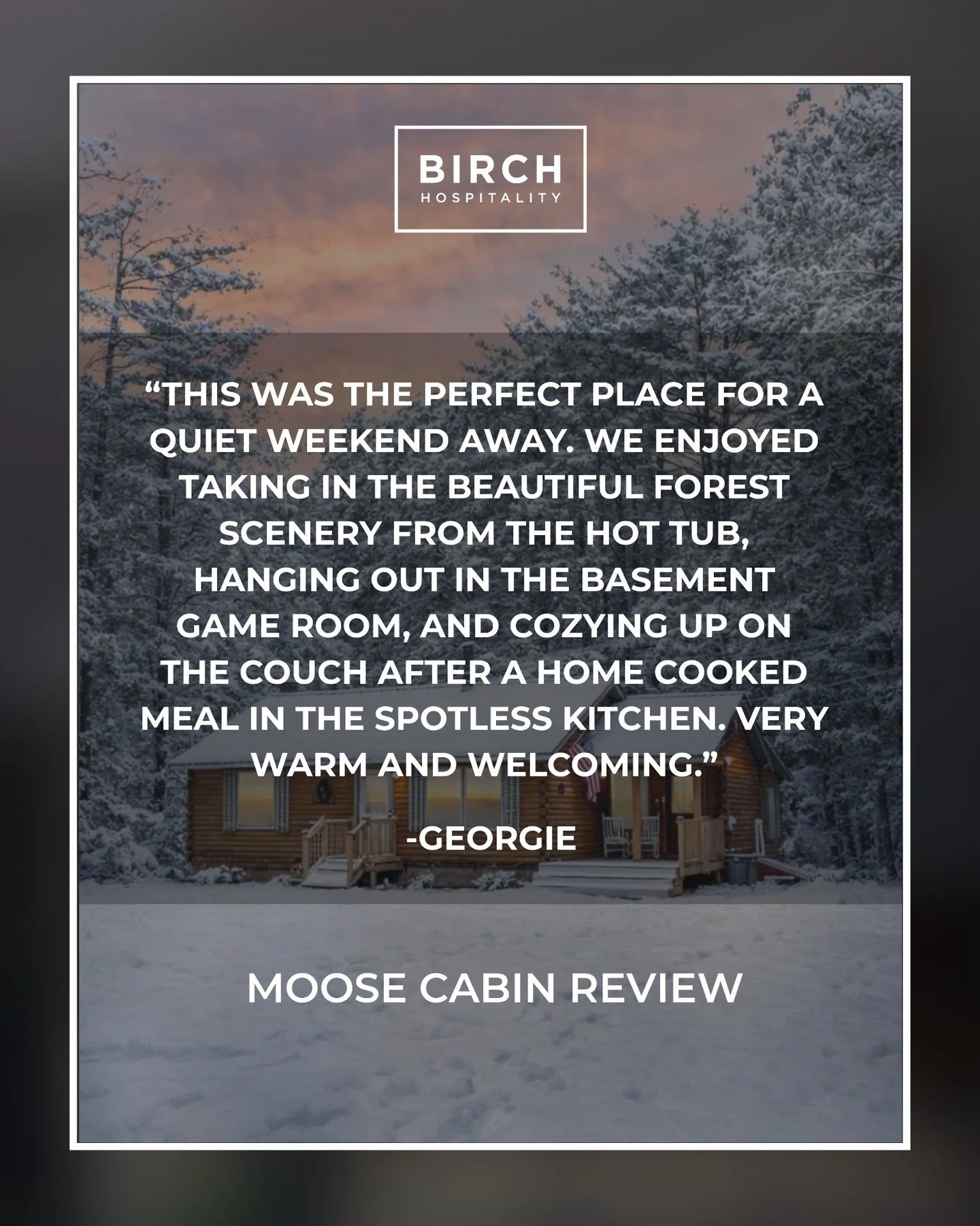 ✨ Moose Cabin Guest Review ✨

Tucked away on 2.5 wooded acres in Denmark, Maine, Moose Cabin is a cozy, four-season log retreat offering the perfect mix of rustic charm and modern comfort. 🌲🔥

Key Features:
🛏️ 3 bedrooms + plush linens &mdash; des