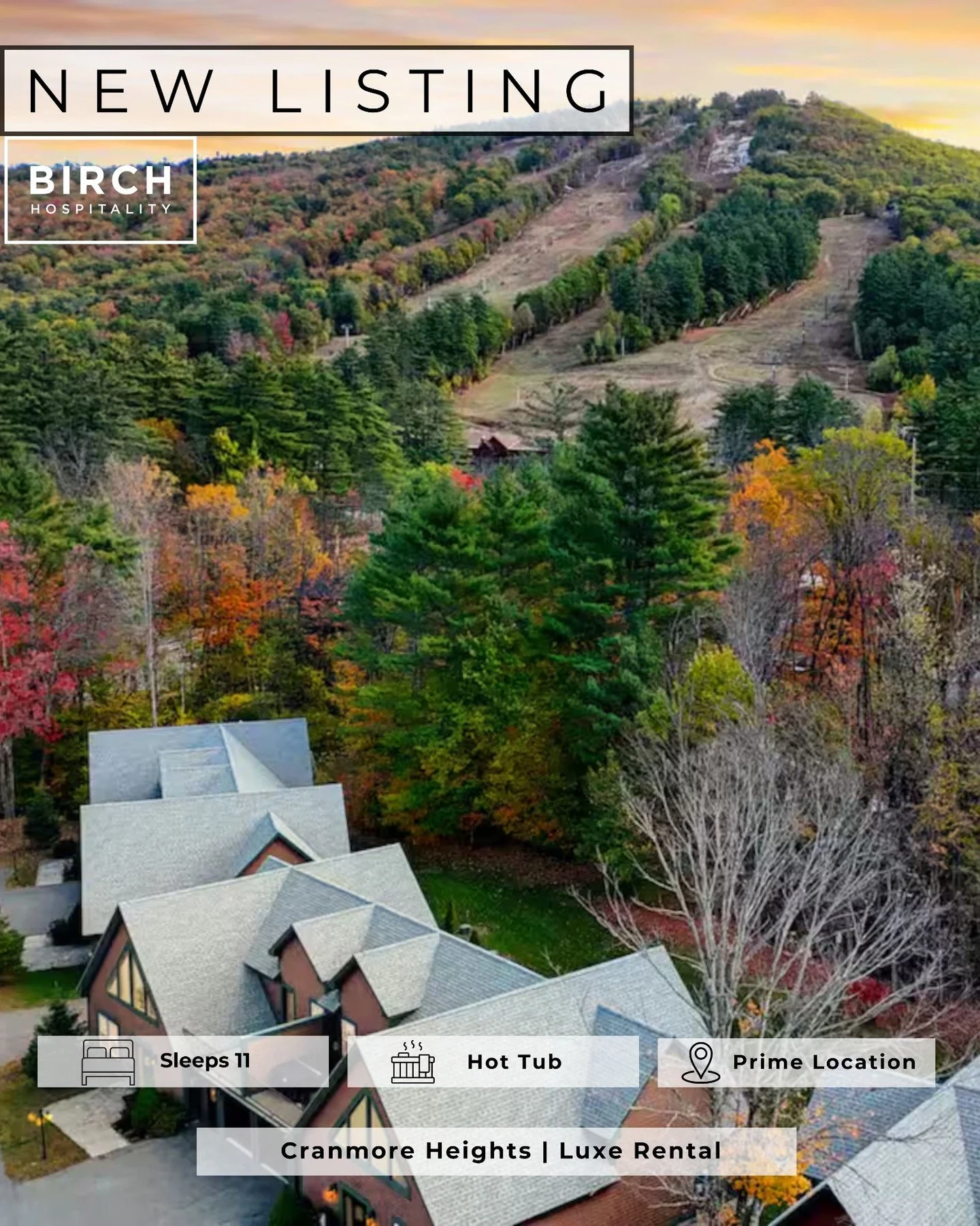 ✨ NEW LISTING ✨

Welcome to Cranmore Heights &mdash; a refined mountain townhouse just steps from Cranmore Mountain Resort and minutes from the heart of North Conway. Designed for both adventure and ease, this elevated retreat blends comfort, space, 