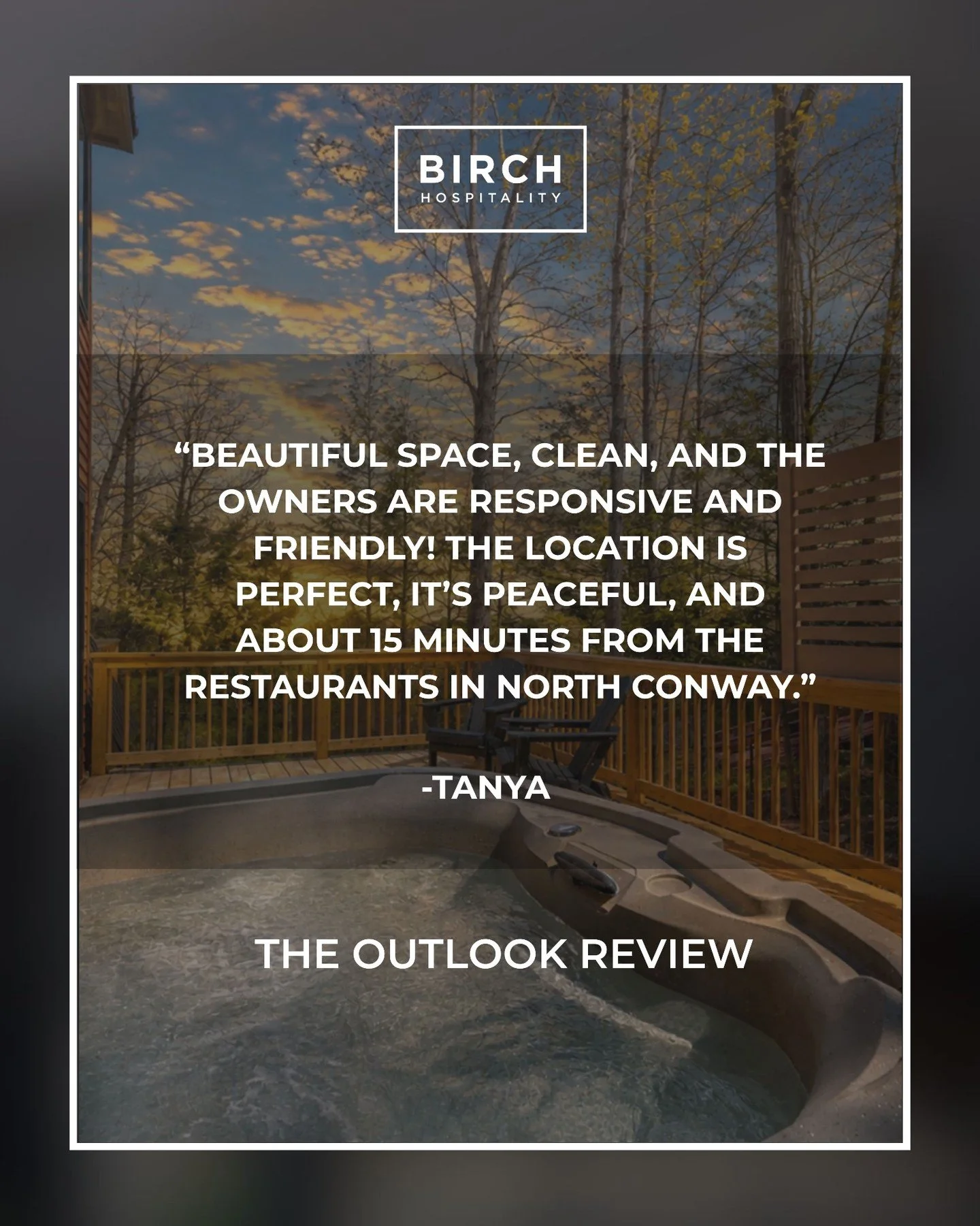✨ The Outlook Guest Review ✨

Welcome to The Outlook &mdash; a brand-new custom-built A-Frame retreat in Conway, NH, where modern design meets timeless mountain charm. With soaring pine ceilings, oversized windows, and warm natural finishes throughou