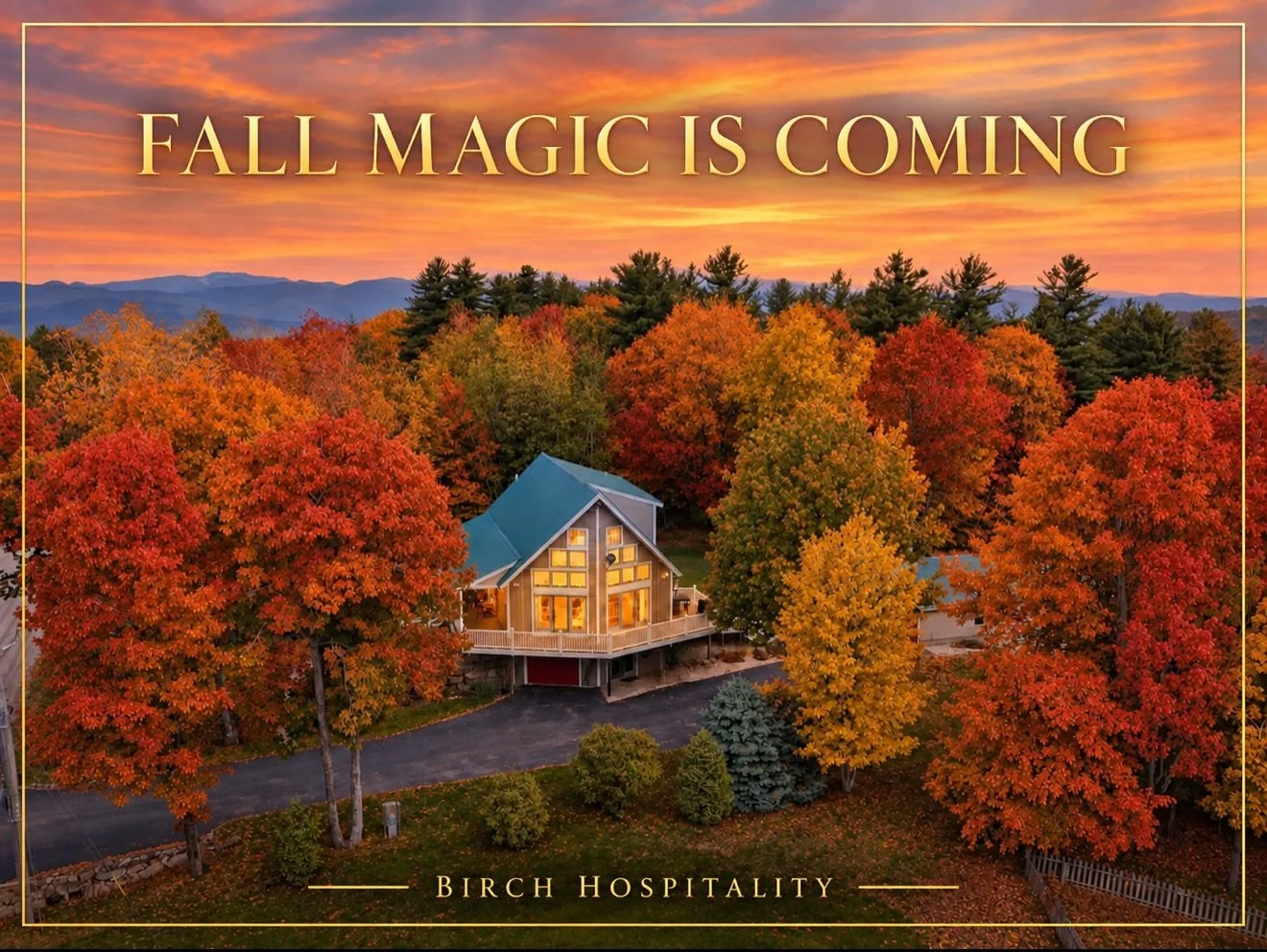 🍂 Fall magic is on the way.

The colors are starting to turn, and there&rsquo;s truly nothing like autumn in the White Mountains. New England is one of the most beautiful places in the world to experience fall foliage, with mountain views, crisp air