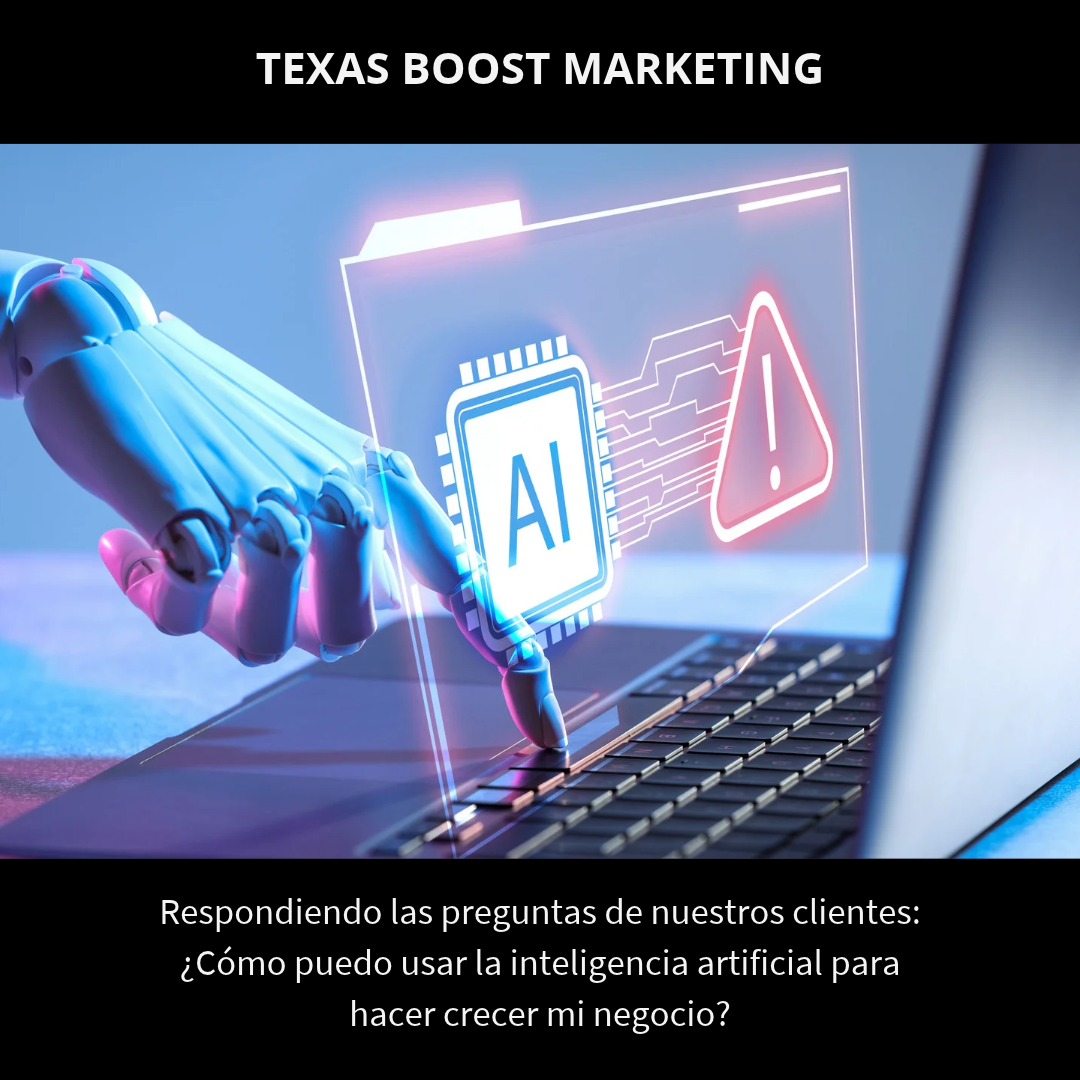 Respondiendo las preguntas de nuestros clientes: ¿Cómo puedo usar la inteligencia artificial para hacer crecer mi negocio?