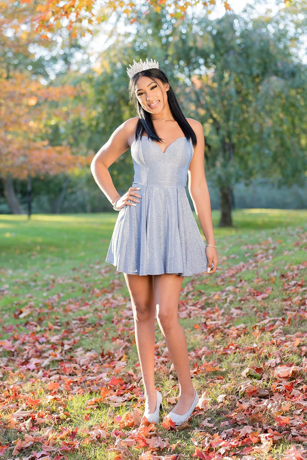 outdoor quinceanera photoshot