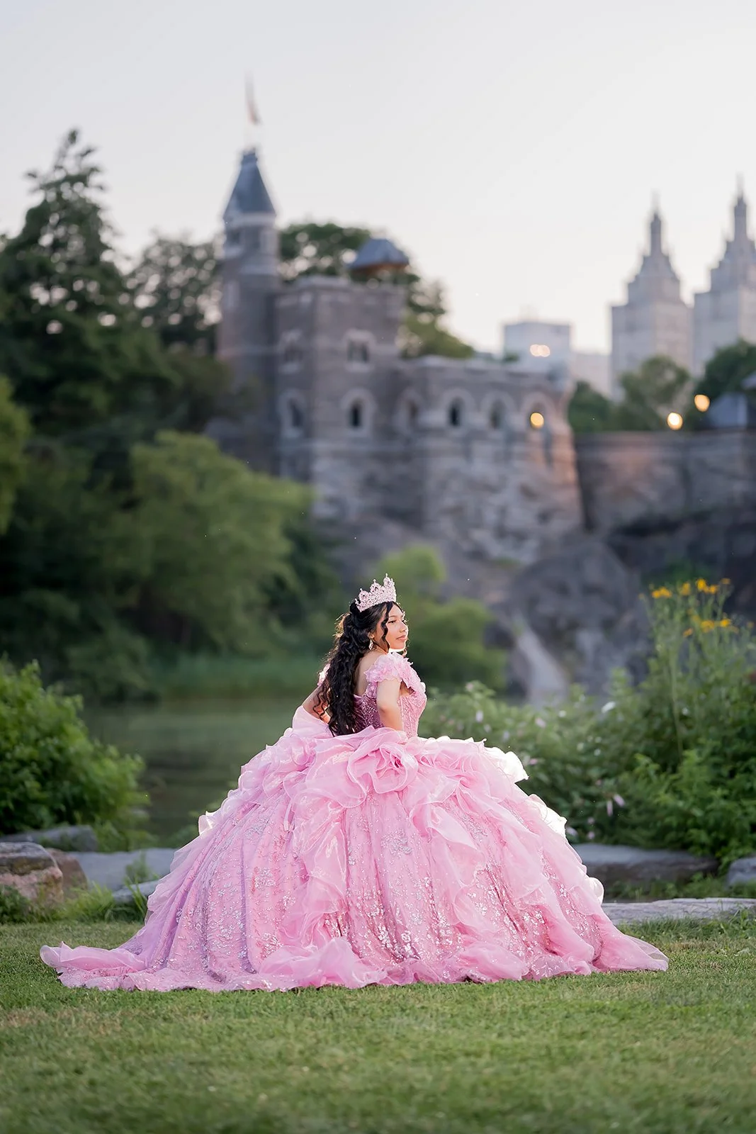 quinceanera-sweet16-photoshoot-pink-dress-Belvedere-Castle-central-park.jpg