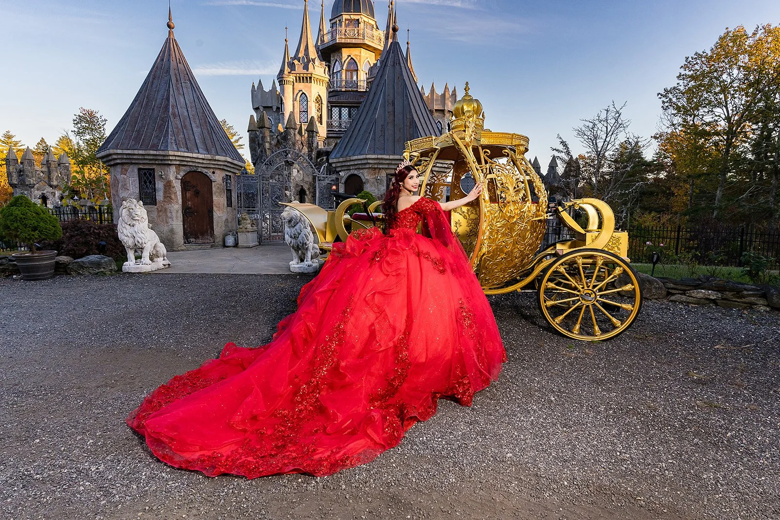 Teen portrait session near NYC at Chris Mark Castle