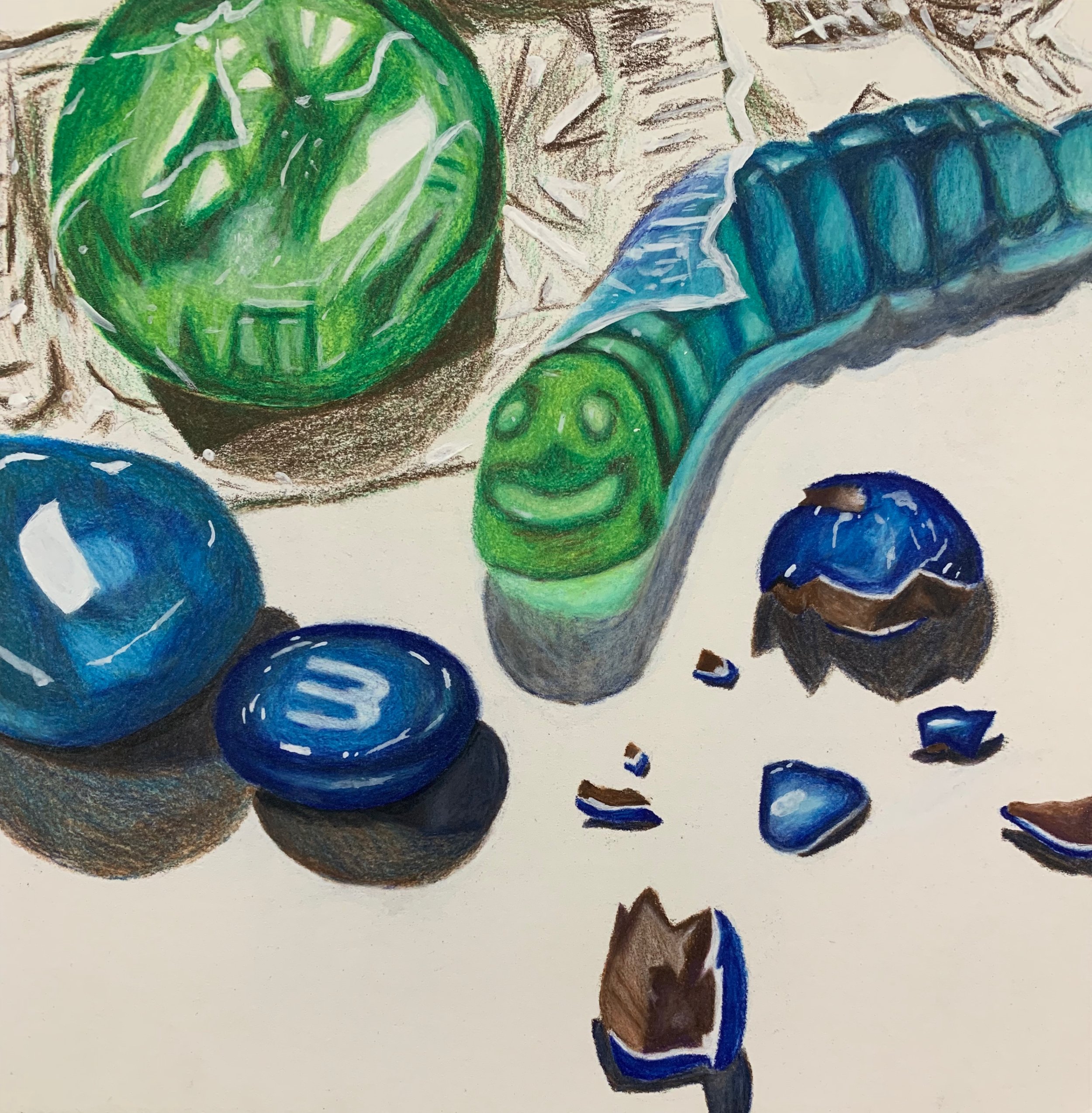 Candy Still Life | Colored Pencil | 2022
