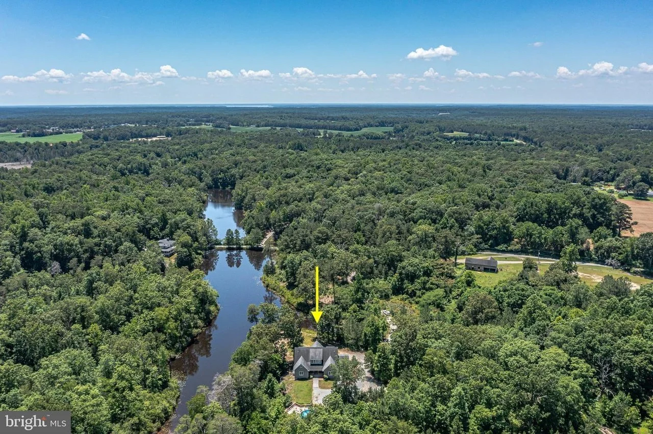 Aerial view of the Alkebulan retreat property