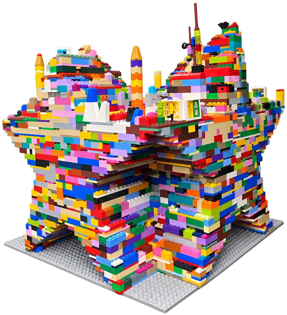 LEGO Model: Black Star Square