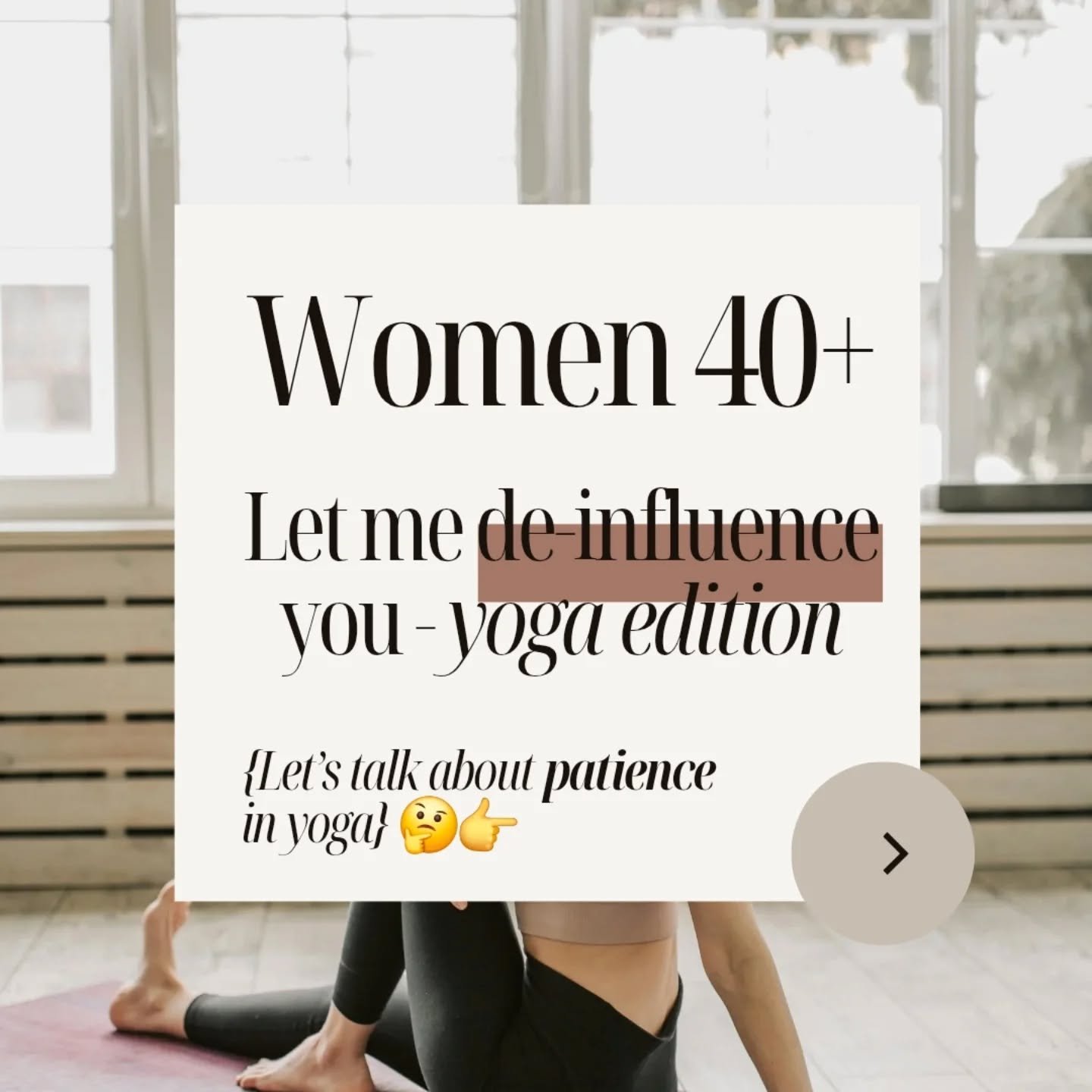 You wouldn&rsquo;t be the first to feel frustrated with your yoga practice.

Lately, I&rsquo;ve had more and more students come in feeling... disappointed.

😳 Disappointed their body isn&rsquo;t moving the way it used to.

😳 Disappointed that poses