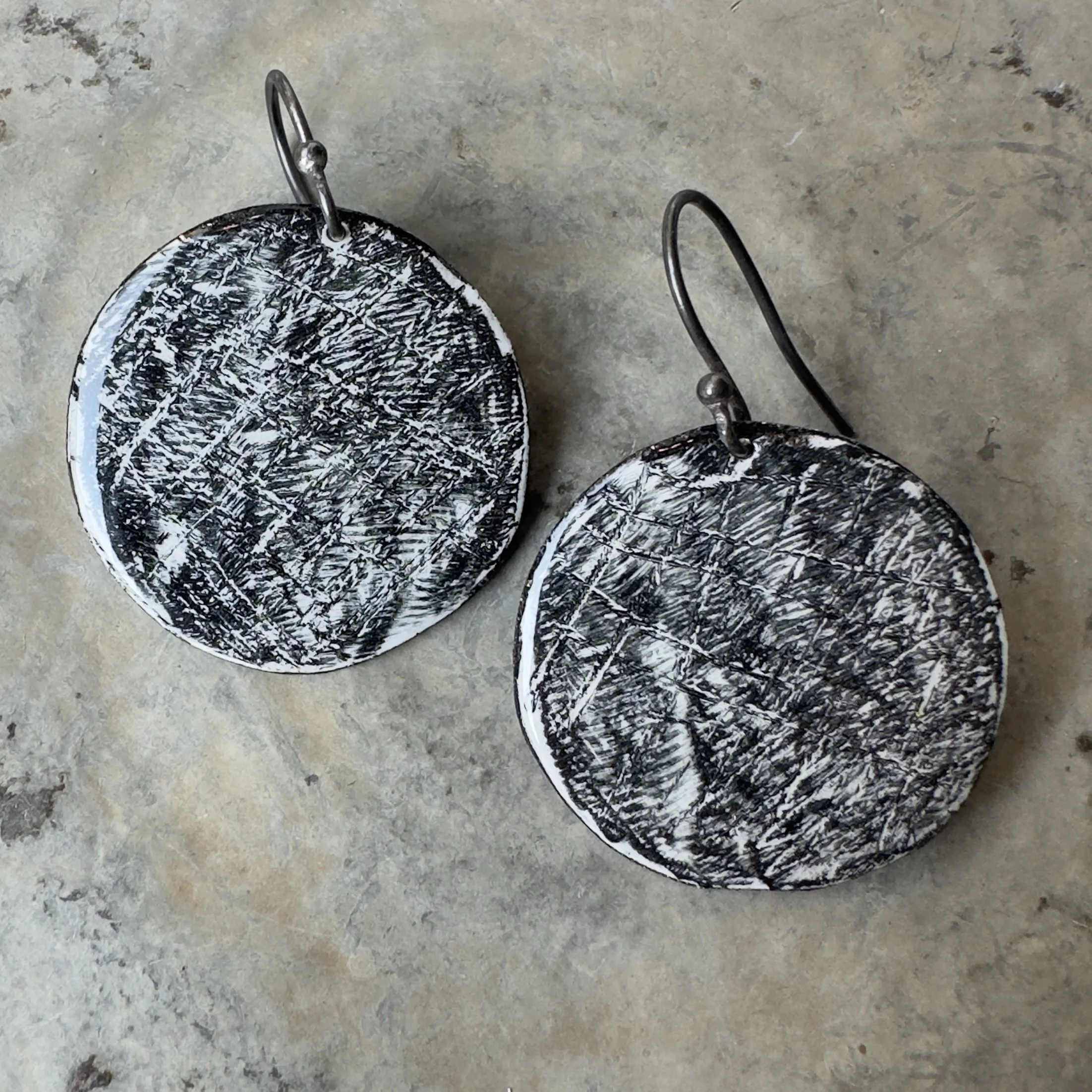 Colored Copper Earrings