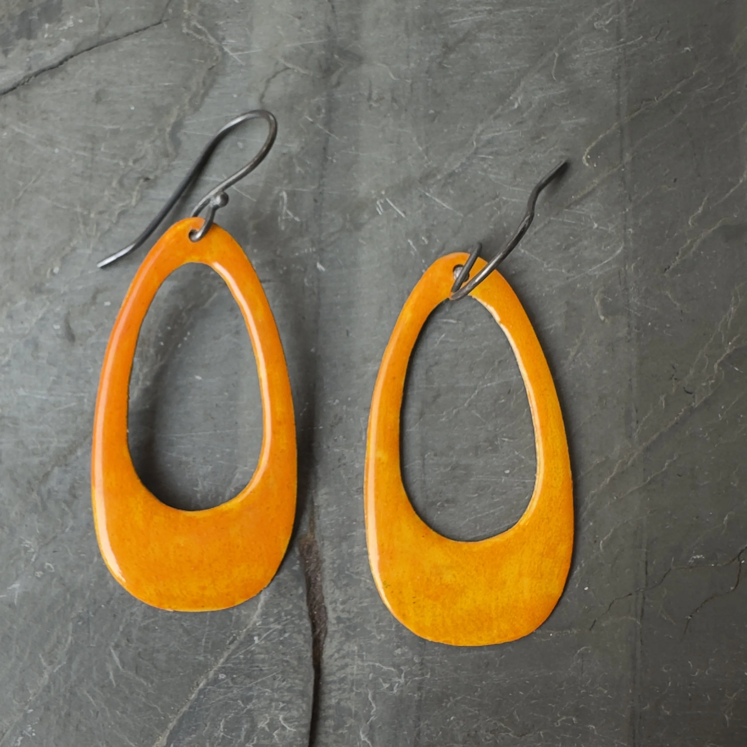 Colored Copper Earrings