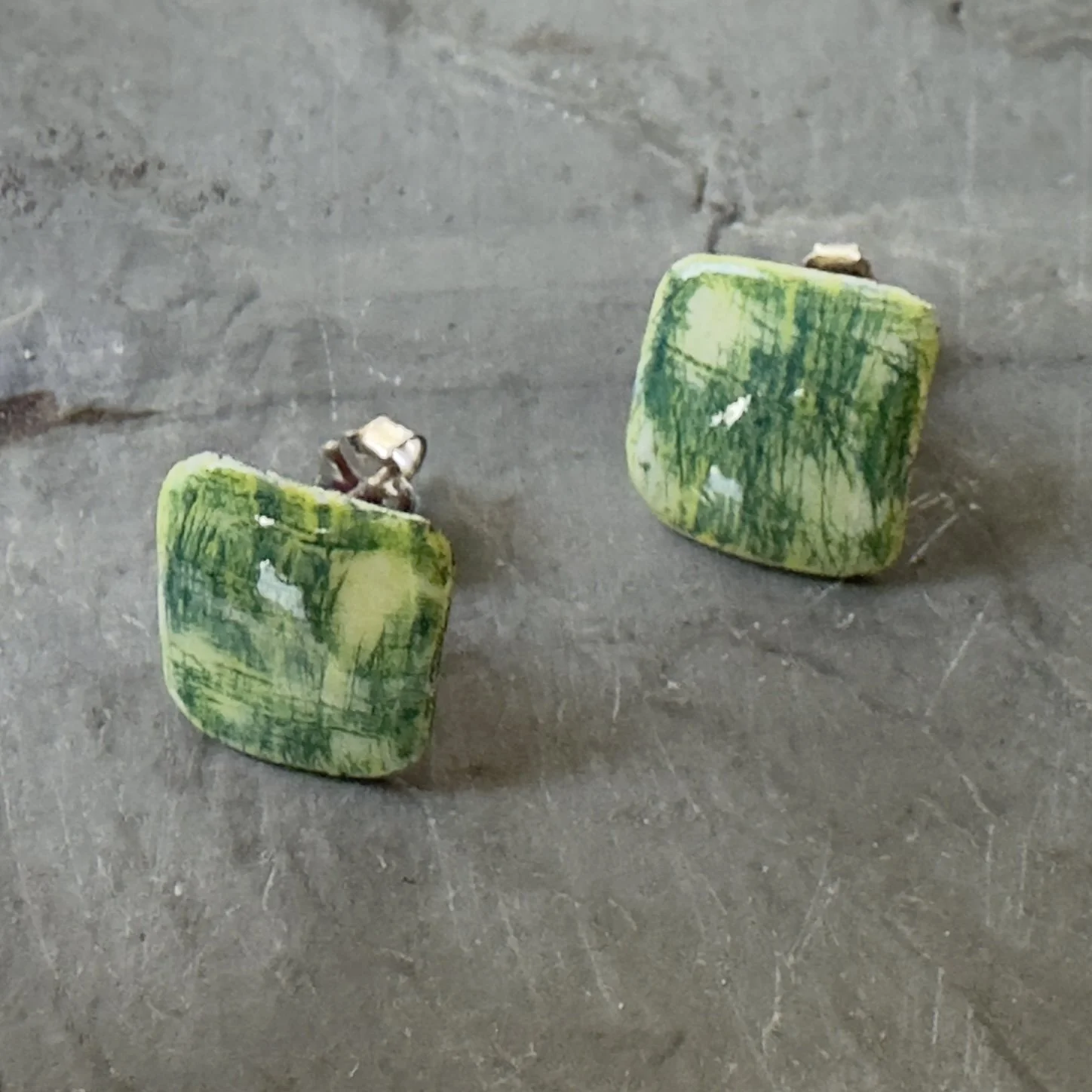Small Colored Copper Studs