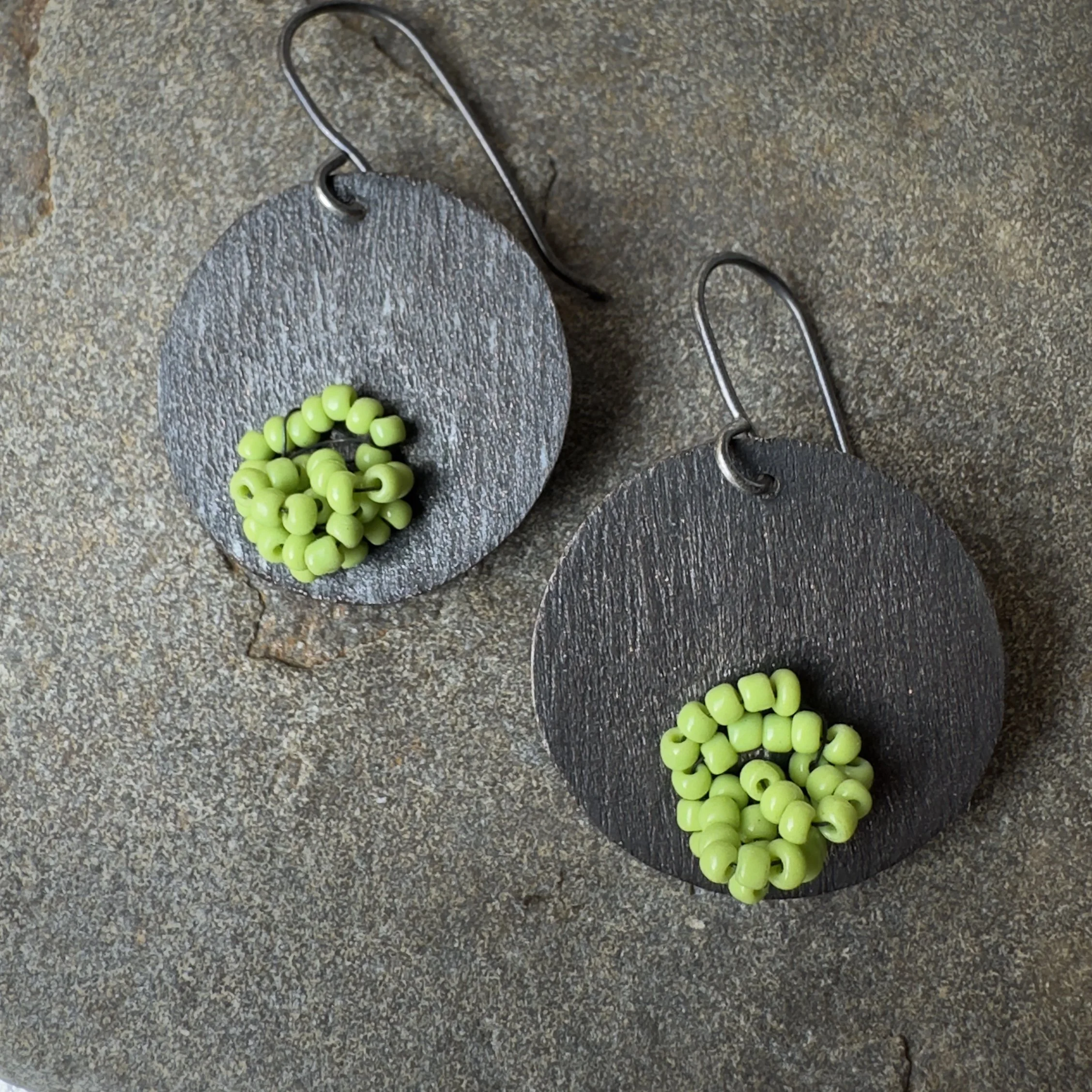 Patina Copper Earrings