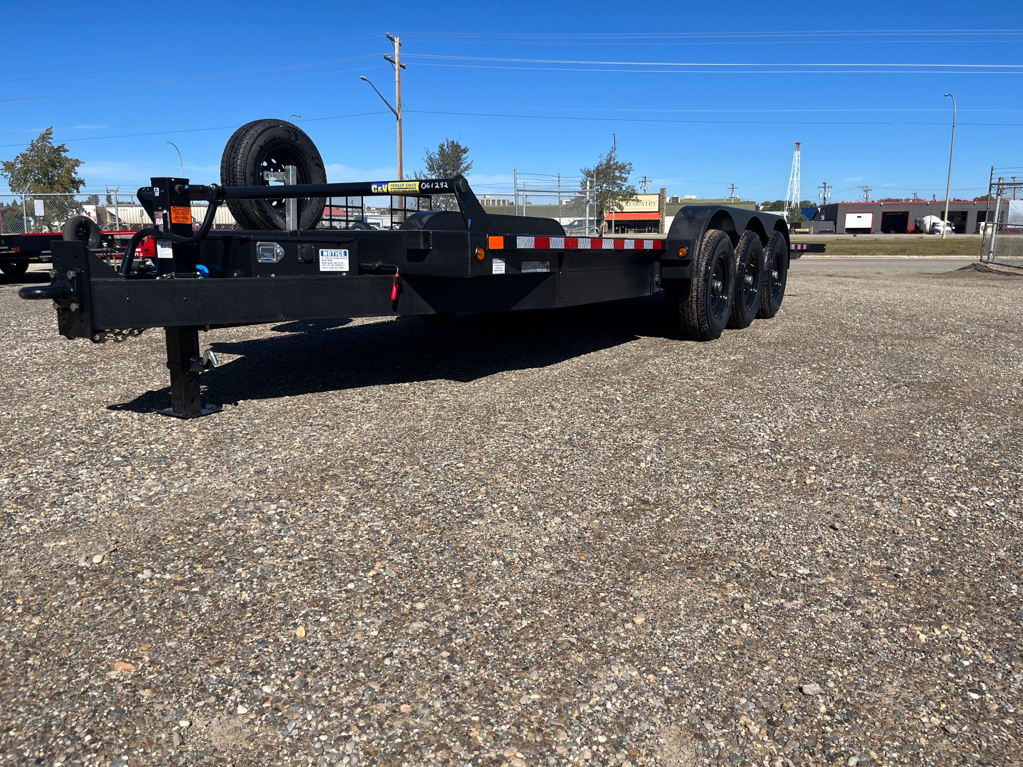 2025 Canada Trailers, 83" x 24' Hydraulic Full Tilt Equipment Hauler Trailer, #061282