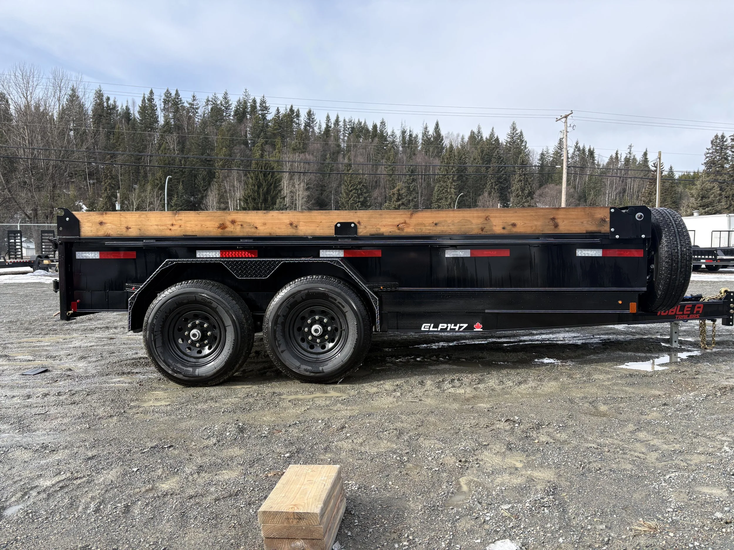 2026 Double A Trailers, 83" x 14' Low Profile Dump Trailer , #032639