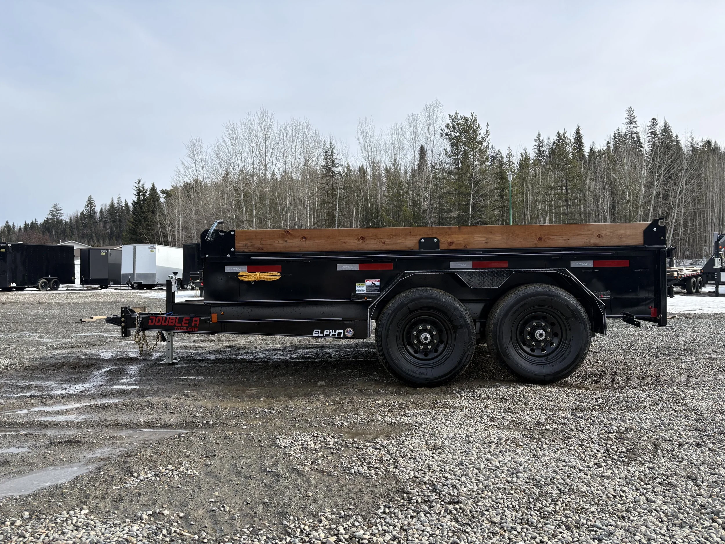 2026 Double A Trailers, 83" x 12' Low Profile Dump Trailer , #032651