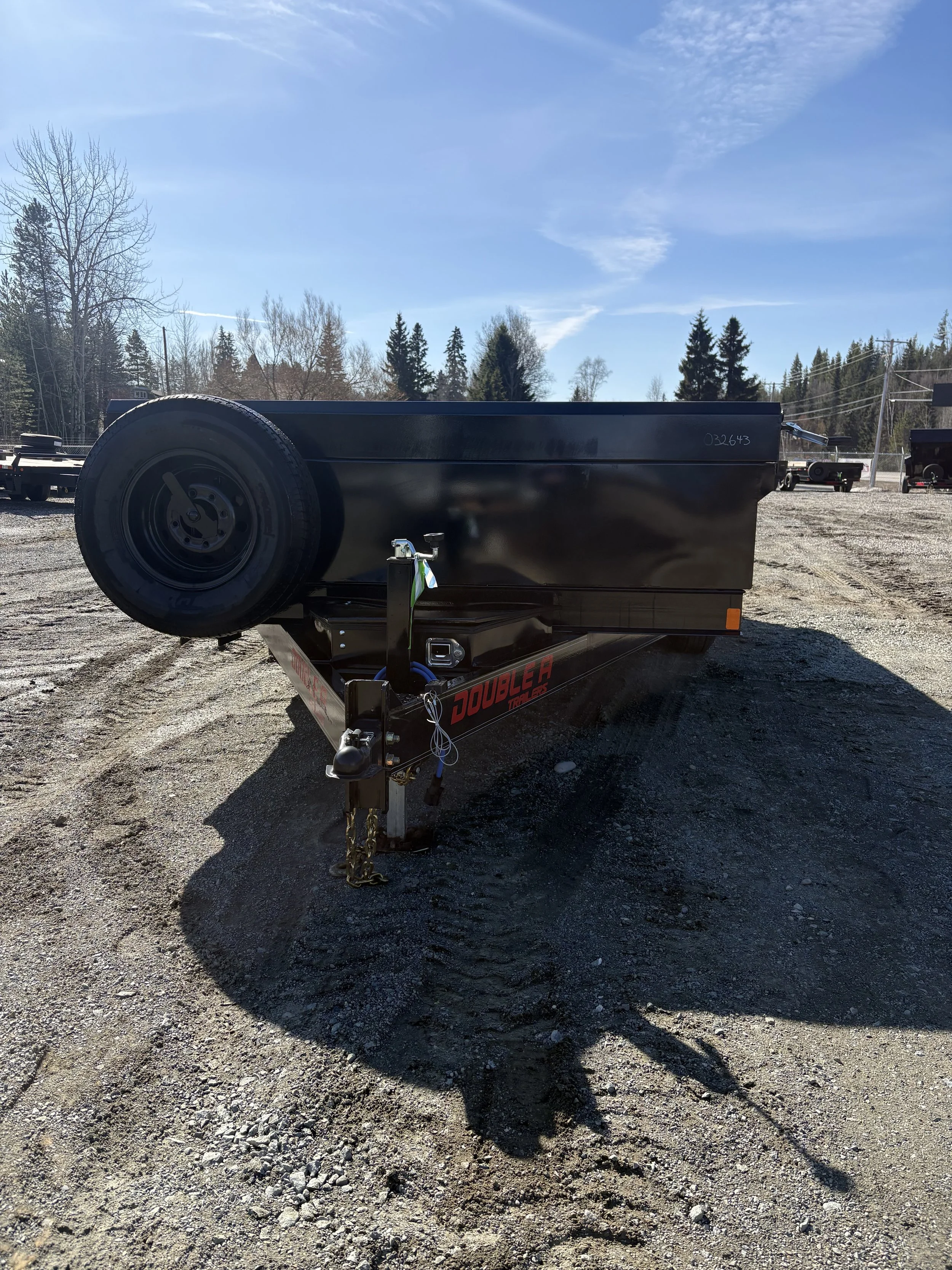 2026 Double A Trailers, 83" x 14' Low Profile Dump Trailer , #032643