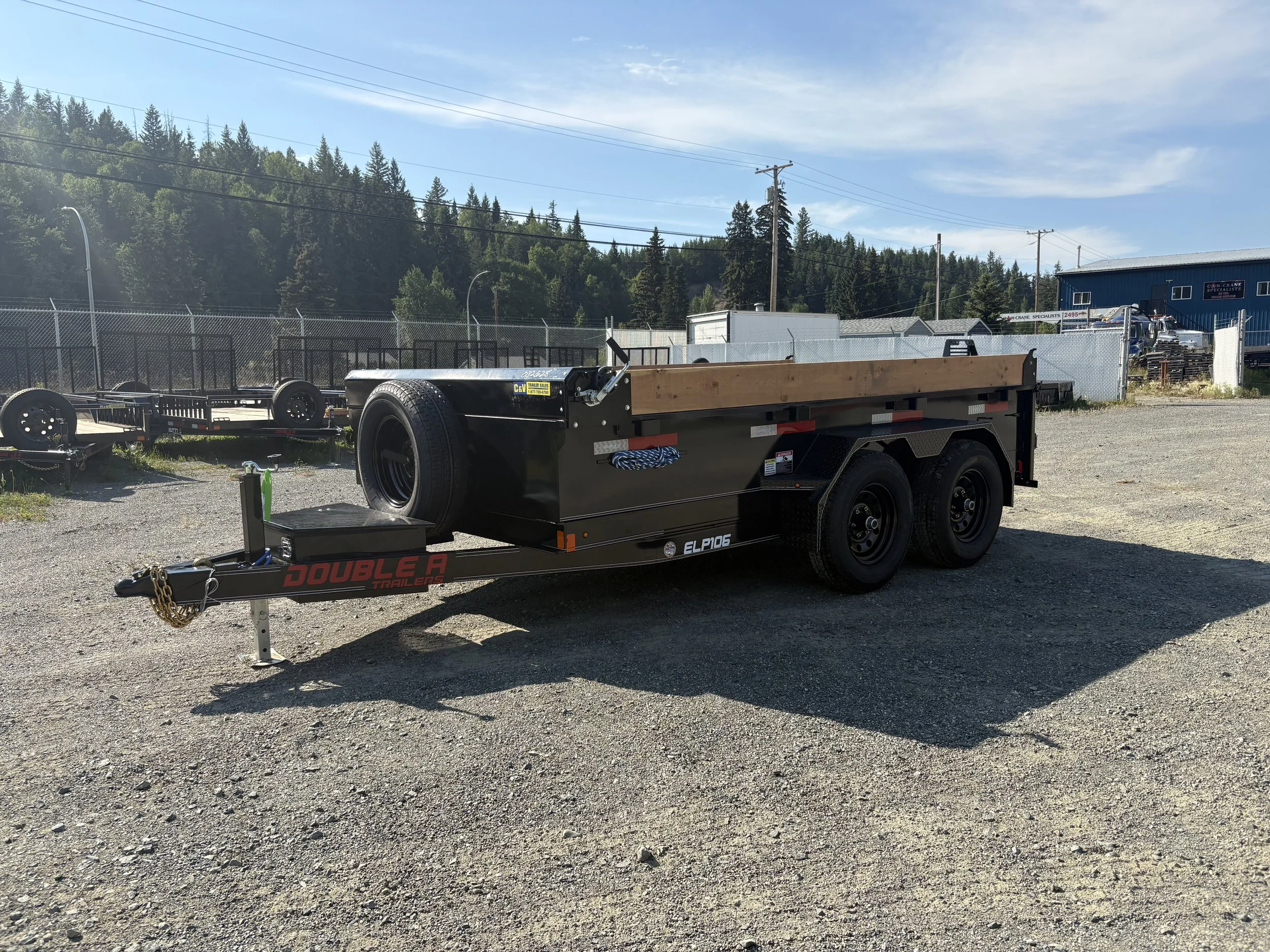 2026 Double A Trailers, 72" x 12' Excel Series Low Profile Dump , #032628