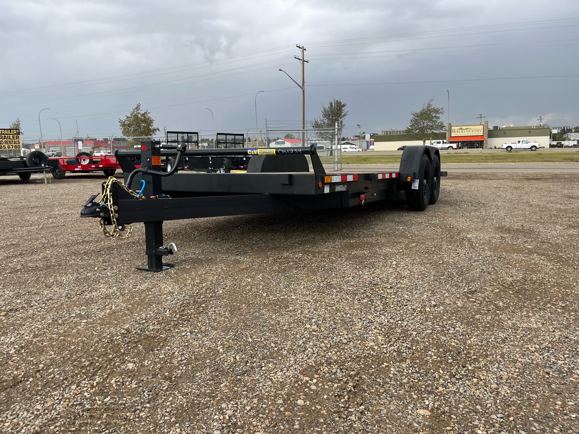 2025 Canada Trailers, 83"'x 21' Gravity Tilt Equipment Hauler Trailer, #061284