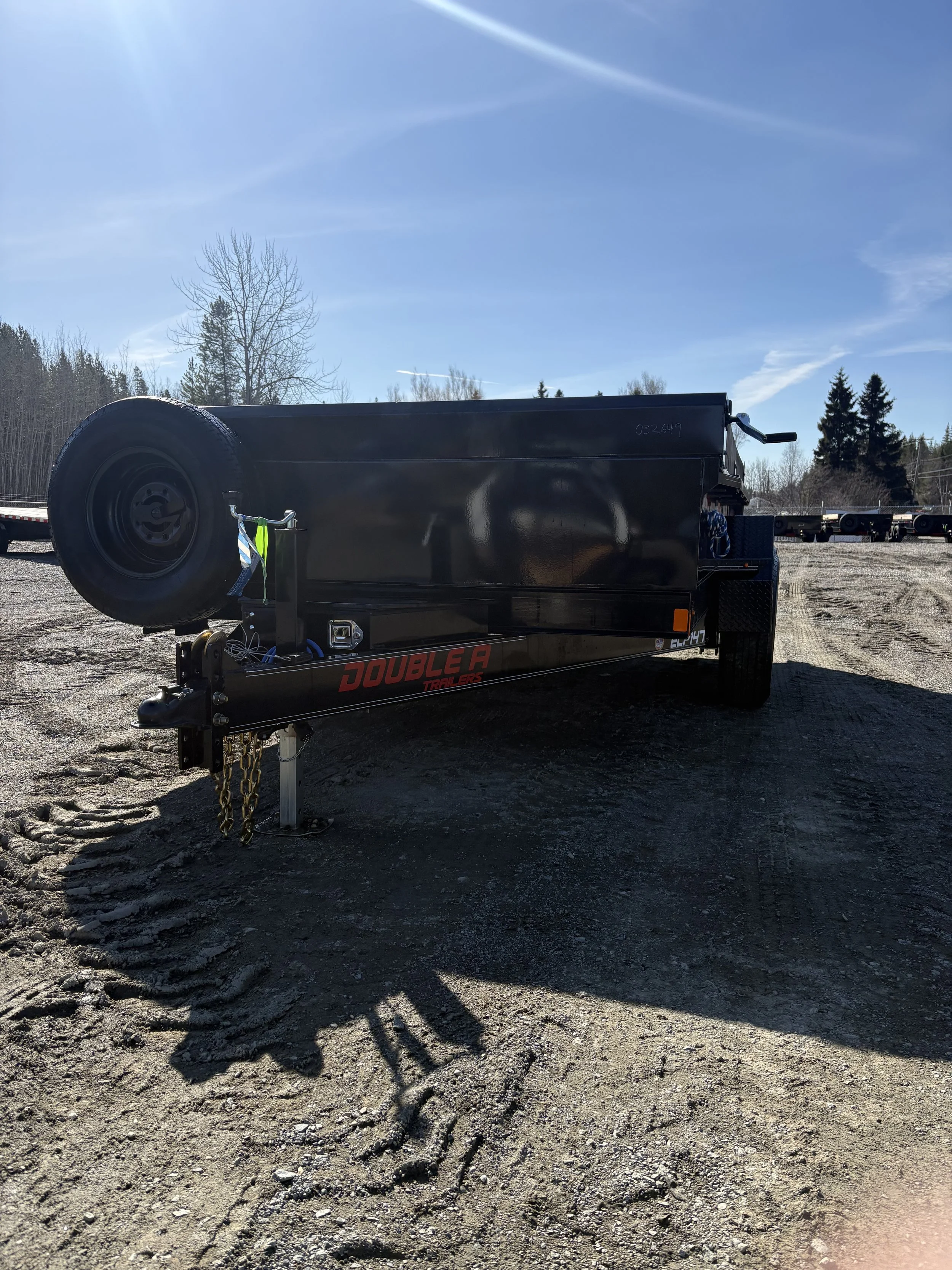 2026 Double A Trailers, 83" x 12' Low Profile Dump Trailer , #032649