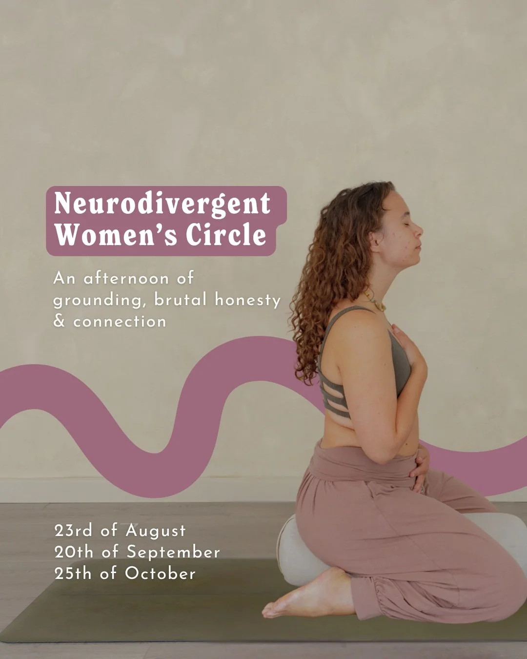 Neurodivergent Women&rsquo;s Circle in Copenhagen 

An afternoon of grounding, honesty &amp; connection 

Sunday 23rd of August 
Sunday 20th of September 
Sunday 25th of October 

I&rsquo;m so excited to bring the circles back, see you soon! 

Link i