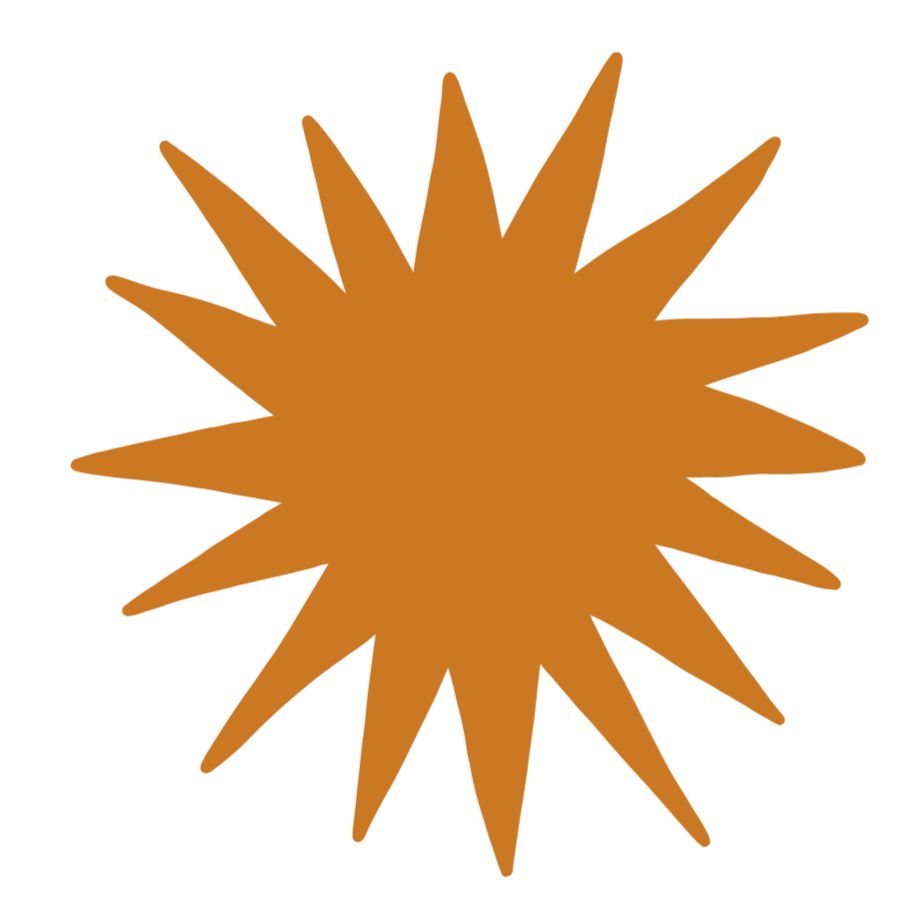Geometric drawing of an outline square with sections divided by vertical, horizontal, and half circle lines.