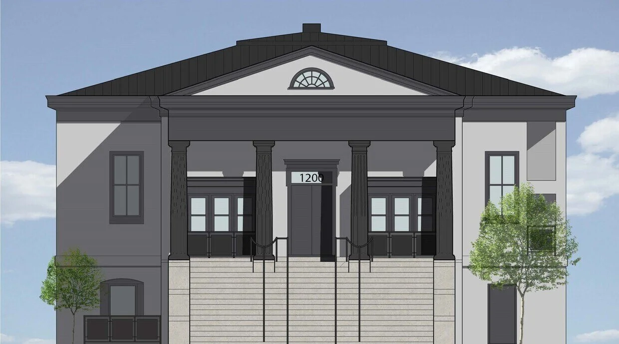 Branch Building, 1200 North 28th Street — Historic Rehabilitation Facade, Richmond, VA