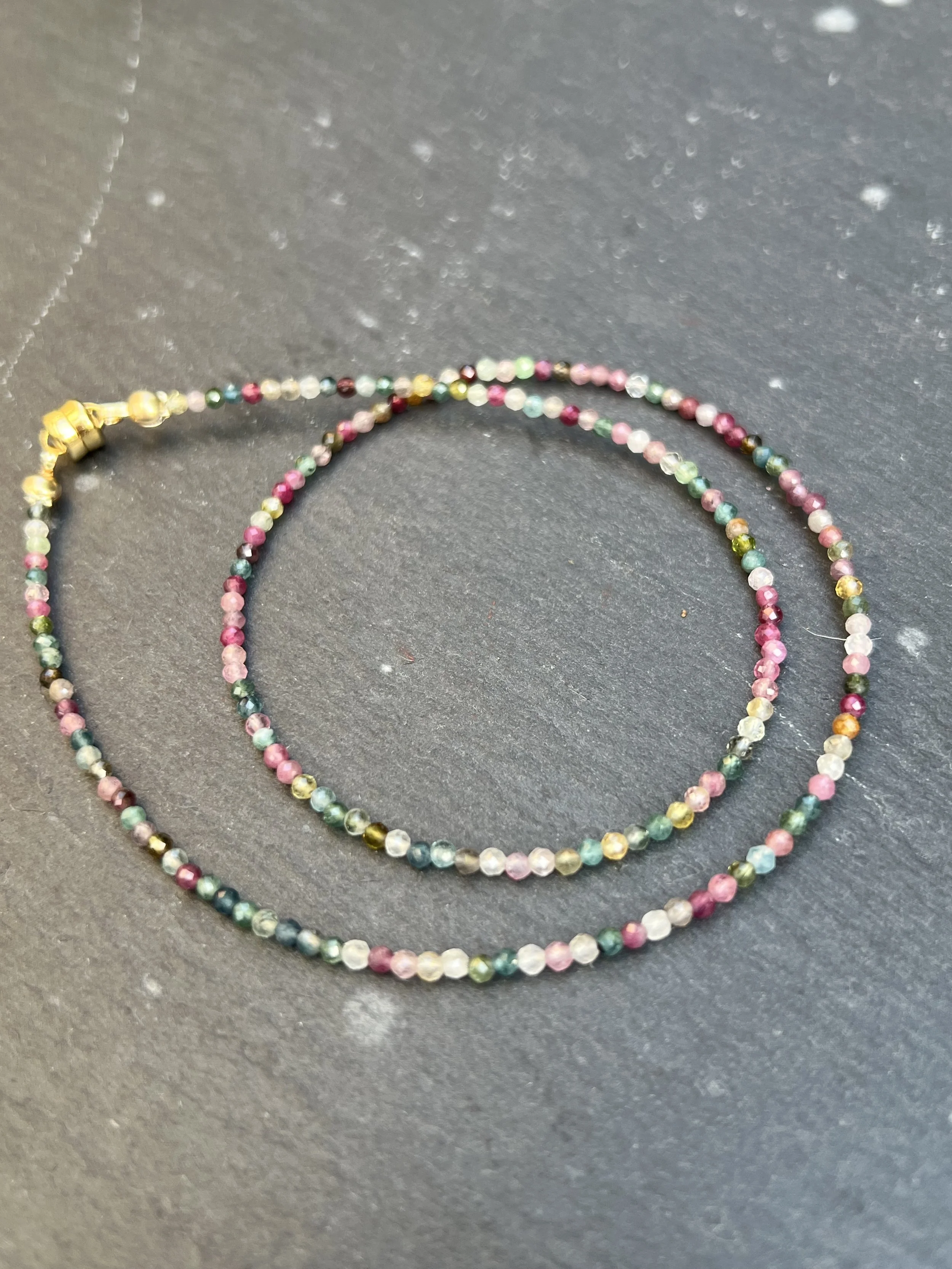 Mini Toermalijn Ketting