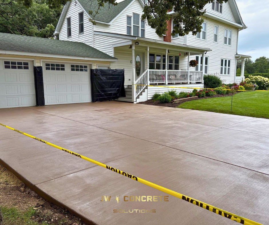 Concrete Driveway Replacement with JW Concrete