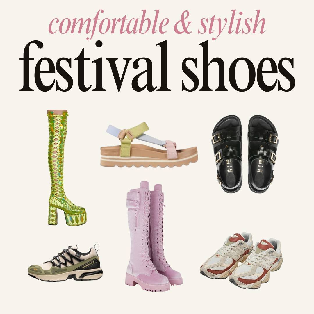 Festival season is here! ✨️ Which shoe is your favorite?⁠
⁠
#fashionstyling #festivalfashion #festivalshoes #celebritystylist