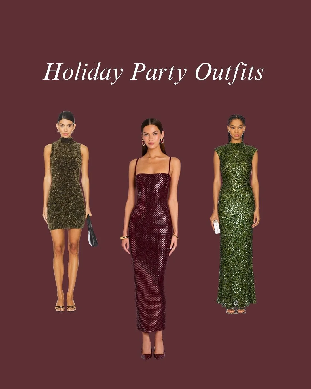 On the first day of Christmas, our celebrity fashion stylists are helping you find the perfect holiday party dress. ✨🎄

Which one is your favorite?

#holidaypartyoutfit #holidaypartydress #celebrityfashionstylist #holidayfashion #personalstylist