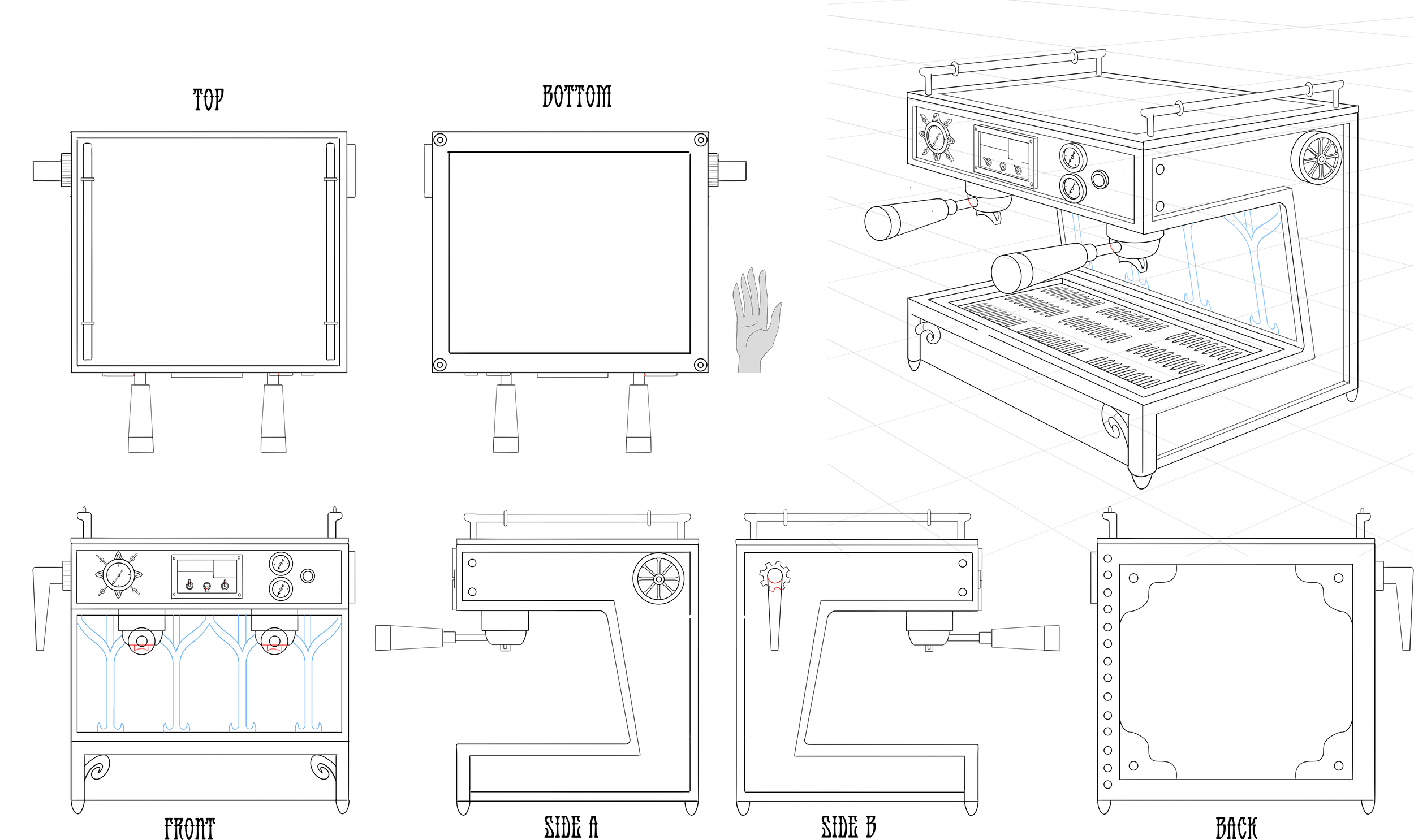 Prop Design for Sun Cafe