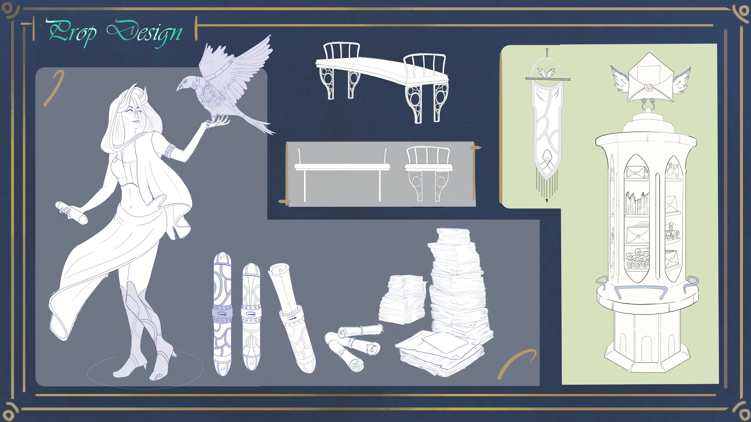 Prop Designs for post office