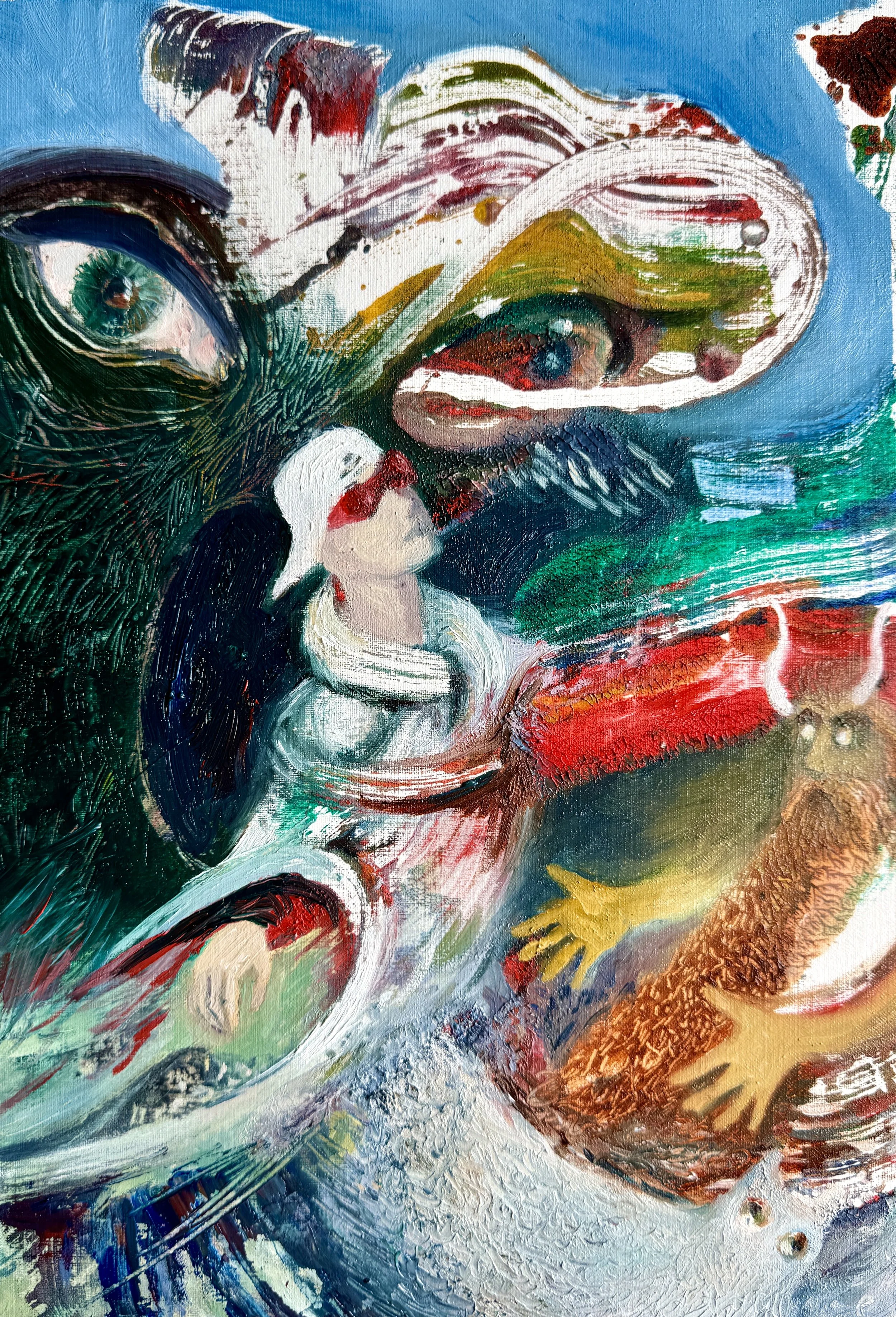 "Journey". Oil on paper. 19x28cm