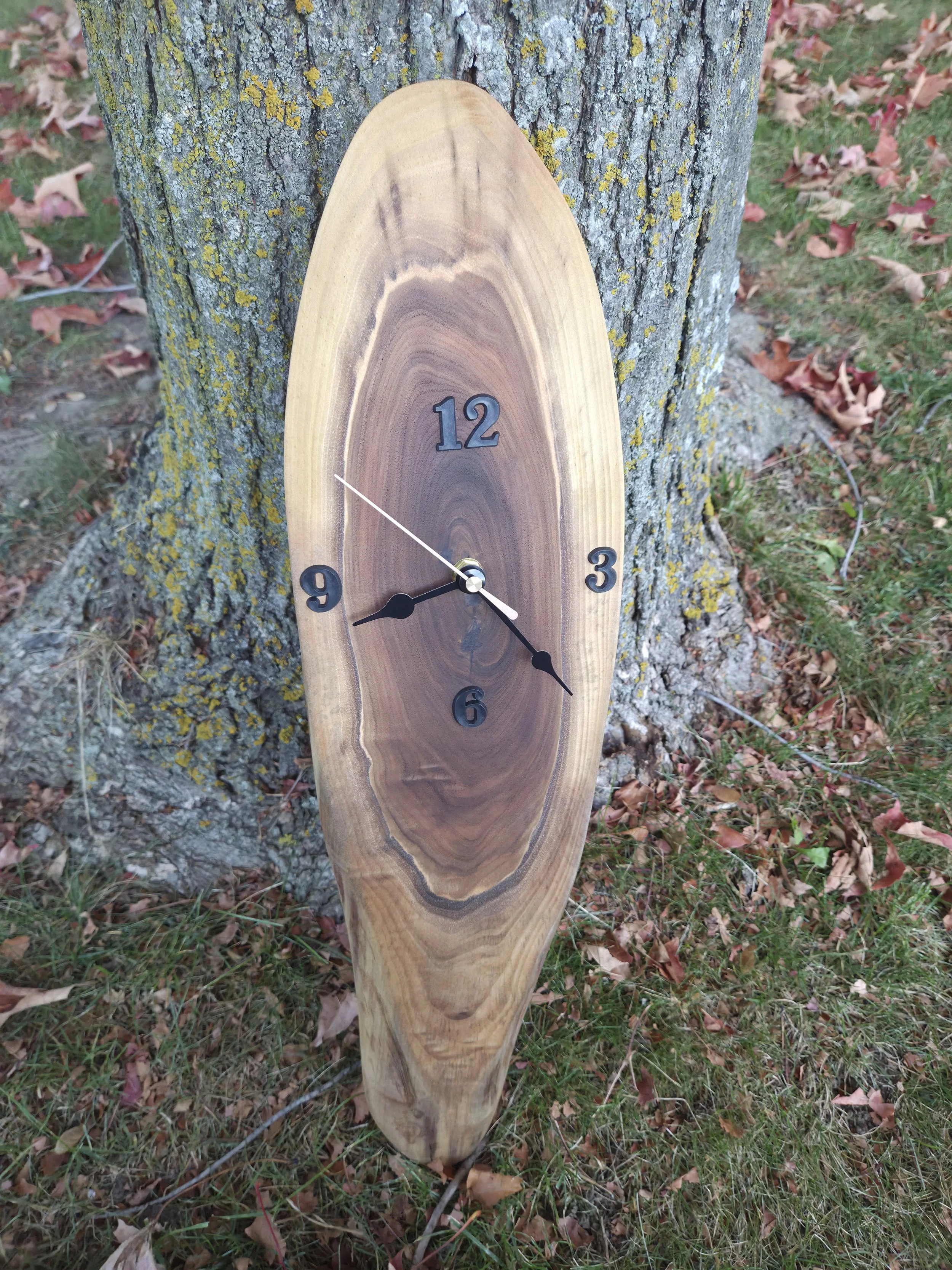 Walnut Clock