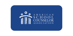 Logo of the American School Counselor Association with stylized figures and text