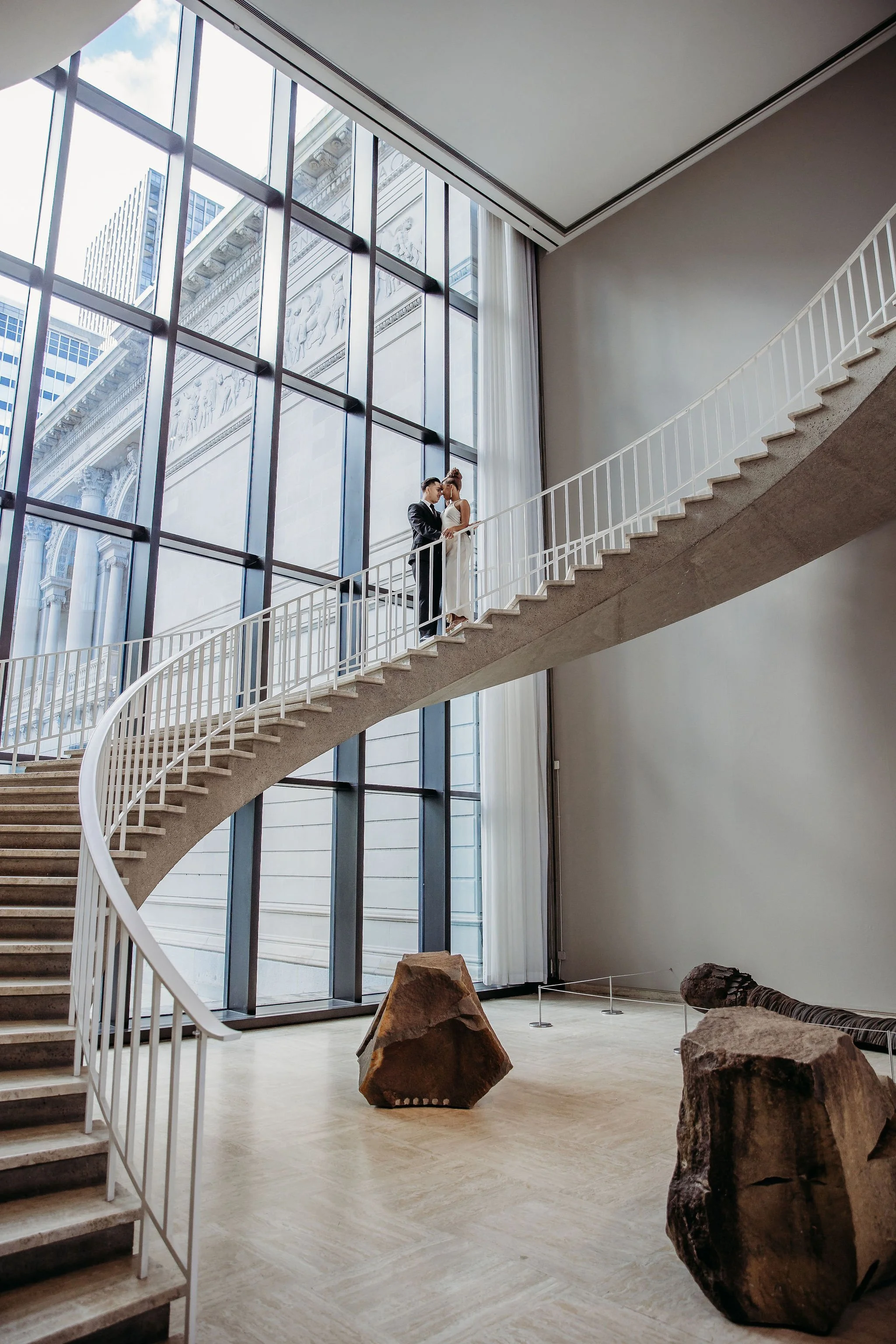 Charla Dee Photos Grand Rapids Chicago Detroit Luxury Destination Wedding Photographer Engagement Session Staircase.jpg