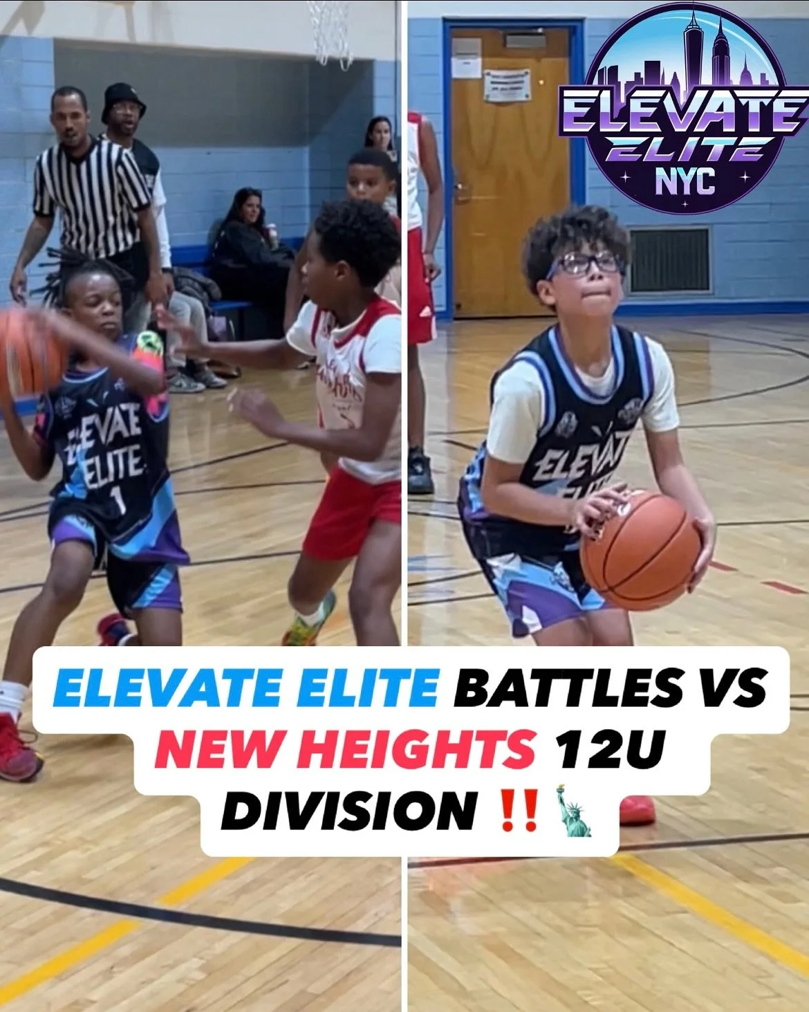 @elevatehoopselite BATTLING VS A TOUGH NEW HEIGHTS TEAM IN @nycprospects LEAGUE 😤🔥

Our 12u boys playing some of the top competition in the city, and are getting better every game

Shoutout @nycprospects for having us‼️