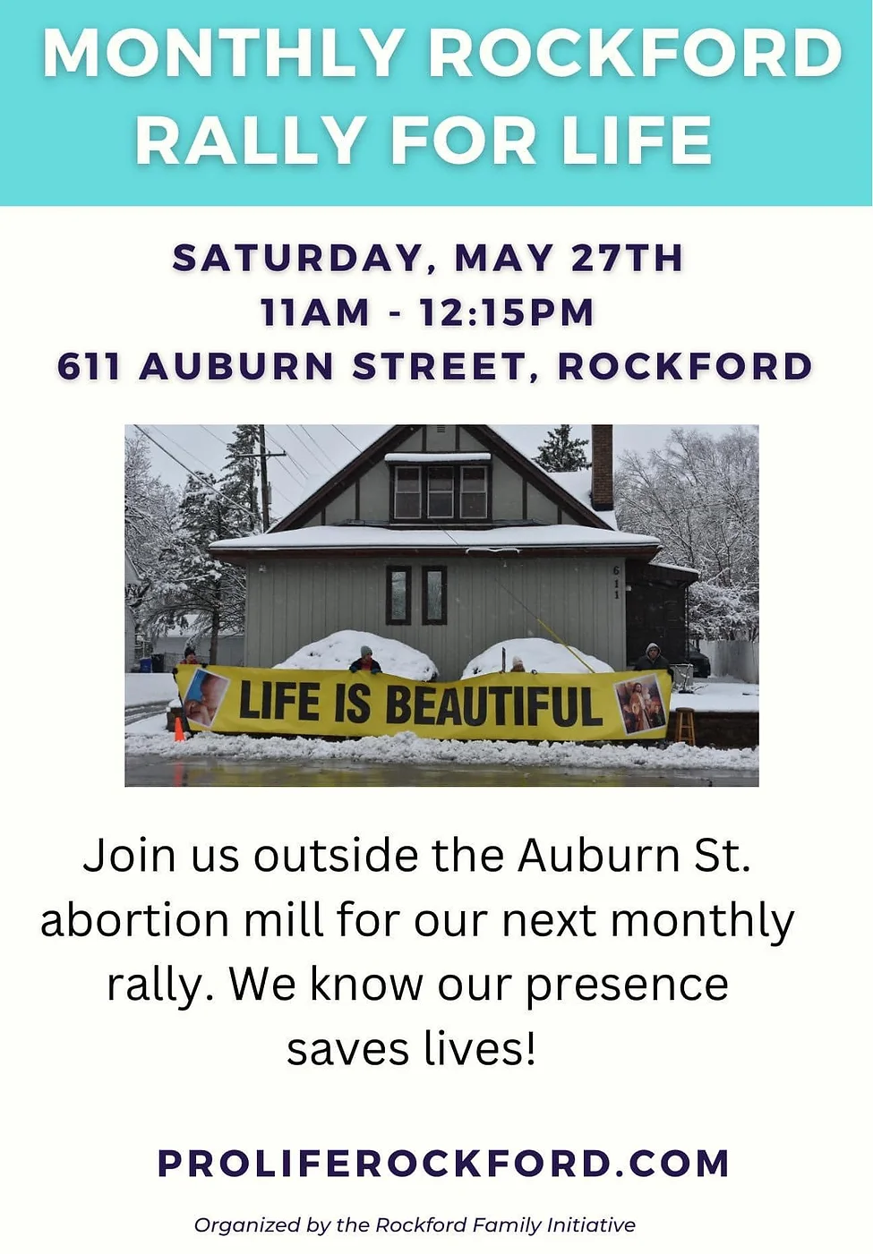 Monthly Rockford Rally for Life