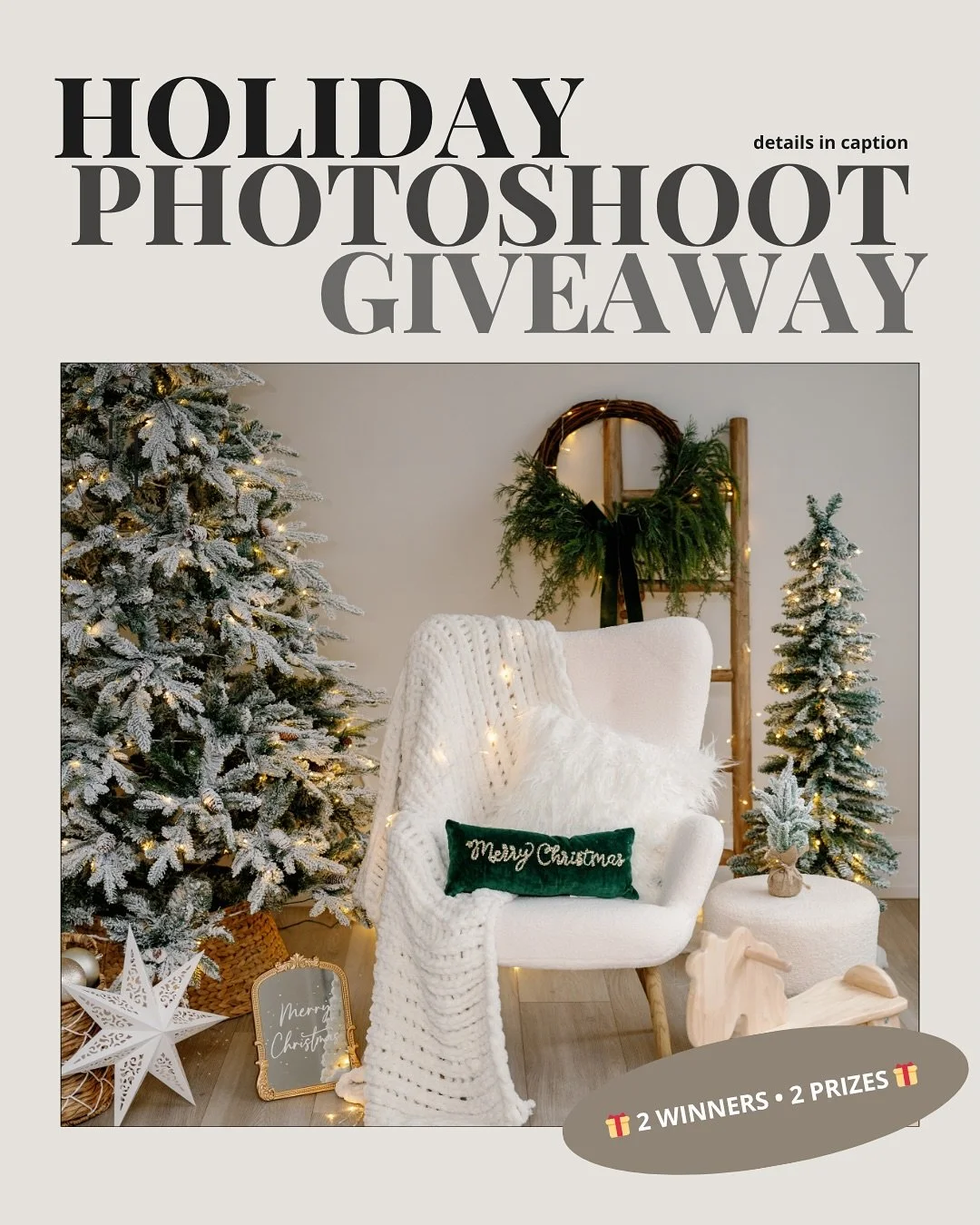 🎄HOLIDAY MINI GIVEAWAY 🎄

We&rsquo;re giving away TWO holiday sessions this year at The Huntington Loft!

📸 Winner #1: Professional Holiday Mini Session with @sbphotography.nyc (Nov 1&ndash;2)

🎅 Winner #2: DIY Bring-Your-Own-Camera Holiday Mini 