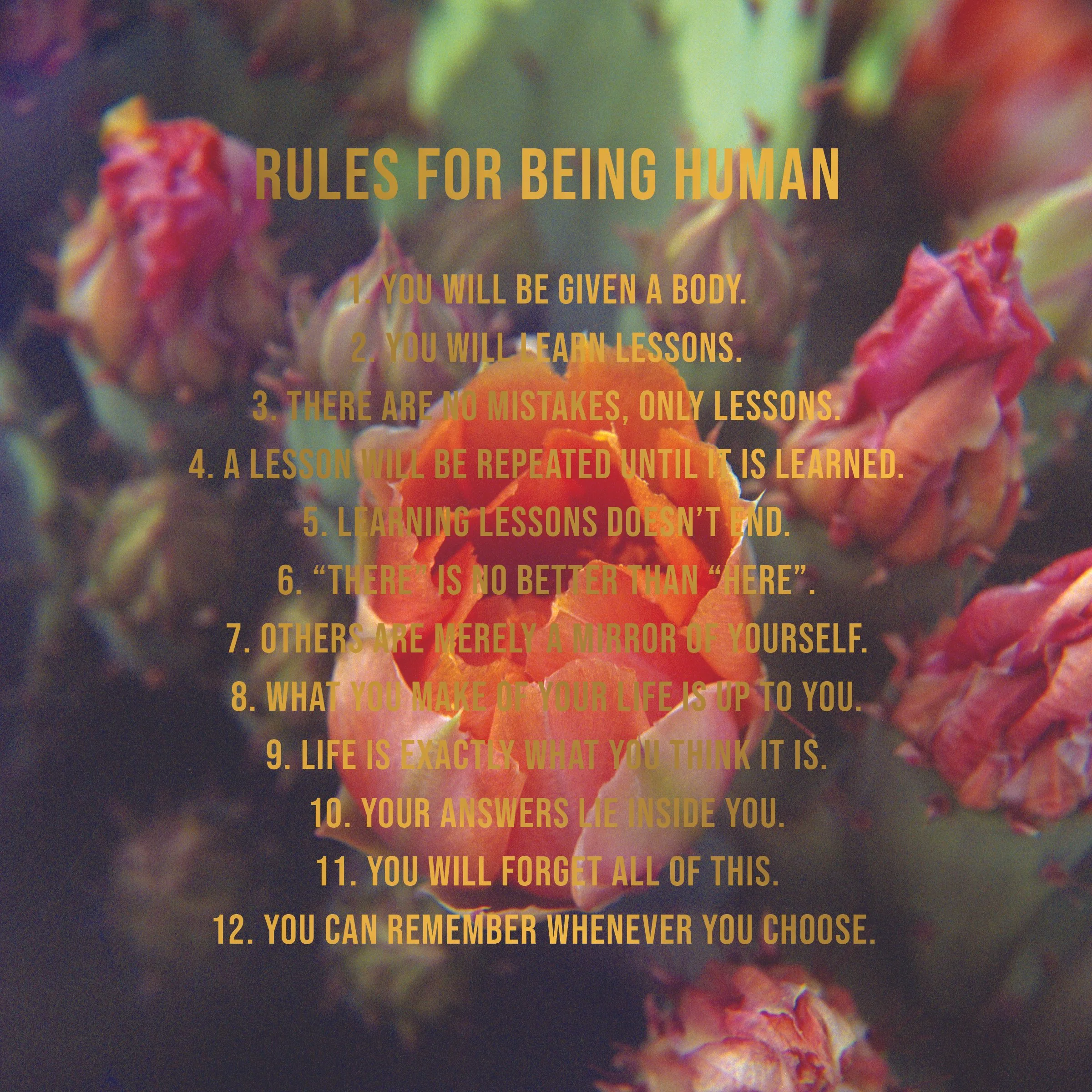 Rules For Being Human - Soft Pickly Gold Test.jpg